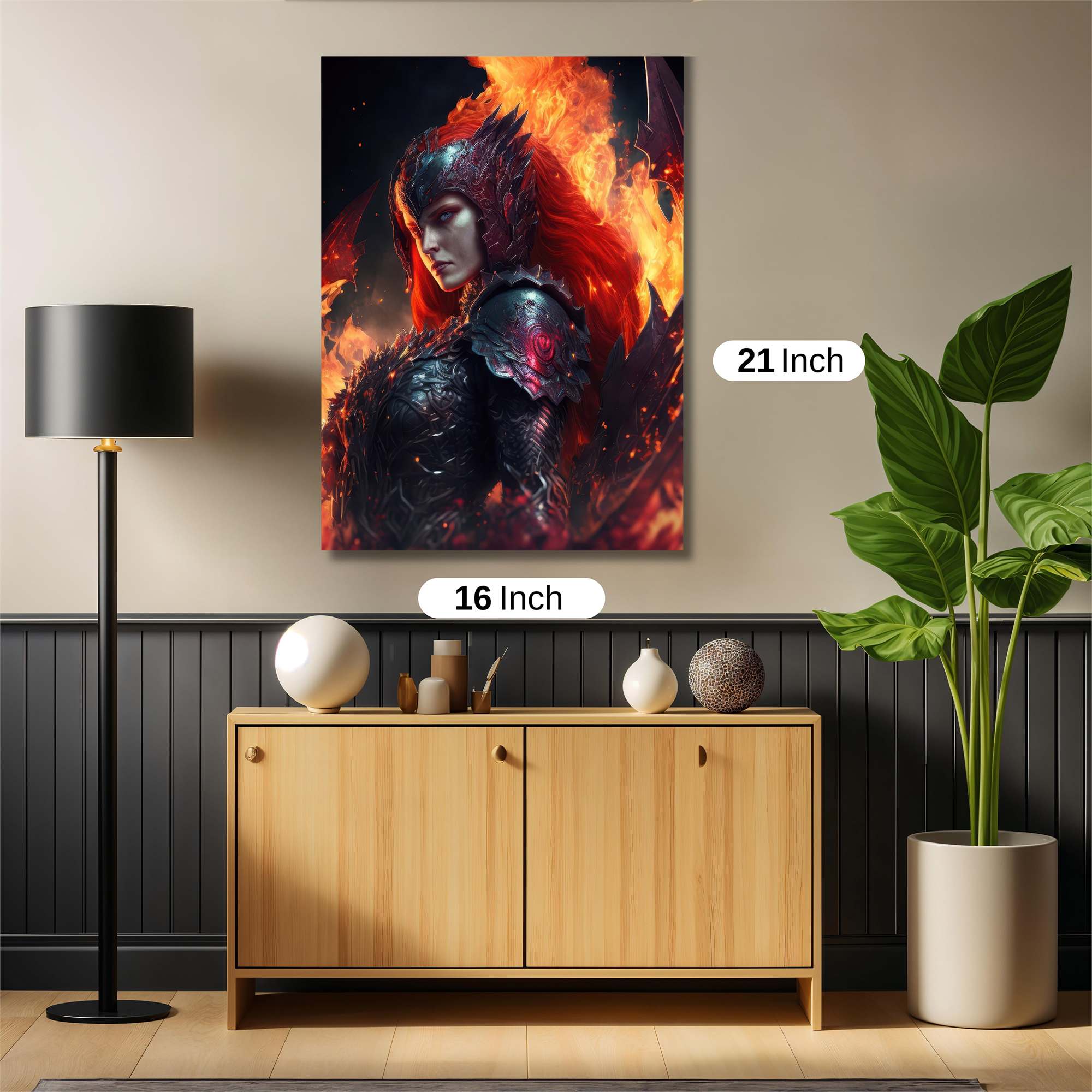 Phoenix Blaze Safe Wall Magnetic / M
