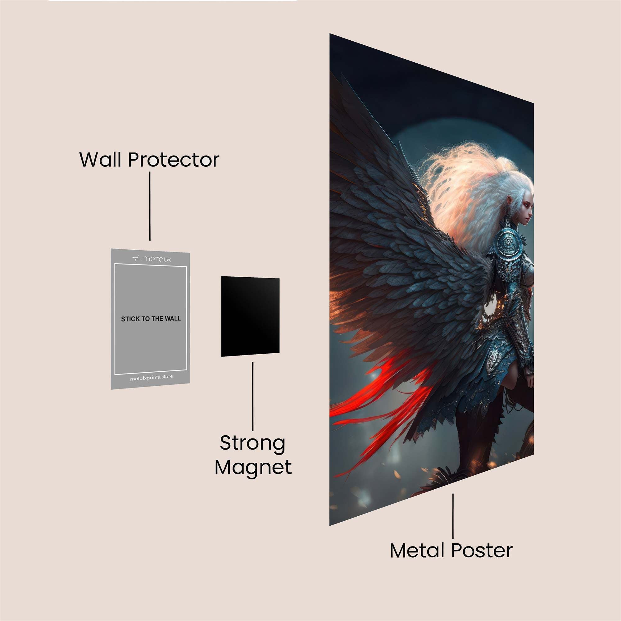 Angel Defiant Safe Wall Magnetic / M