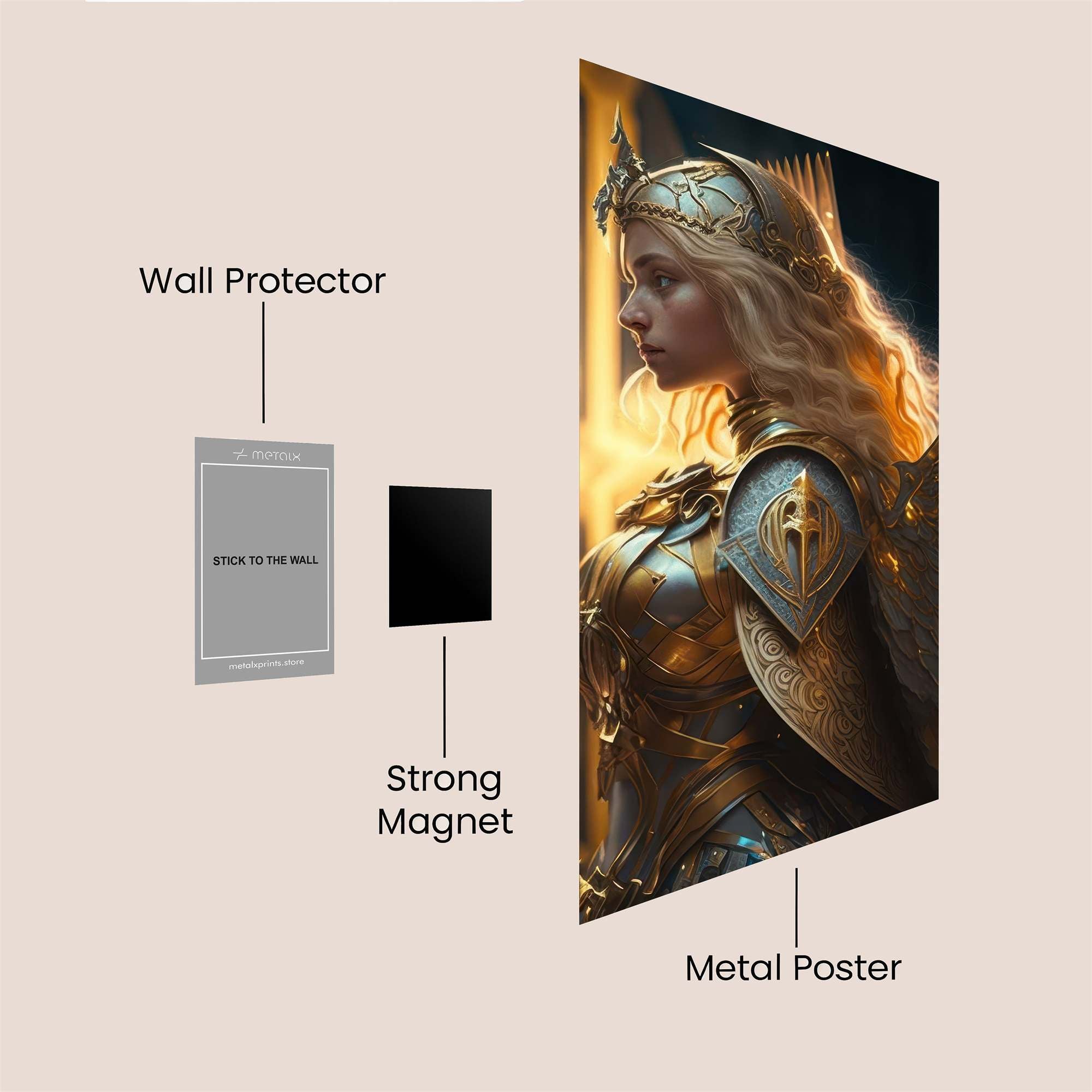 Angel Radiant Safe Wall Magnetic / M