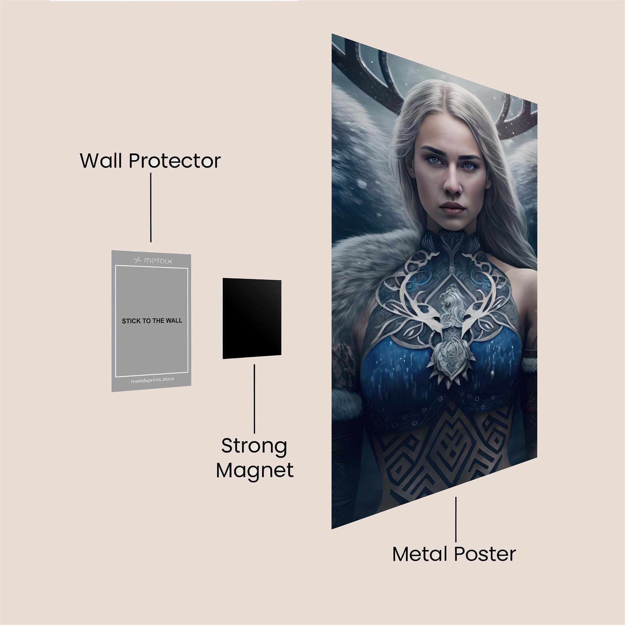 Frost Queen Safe Wall Magnetic / M