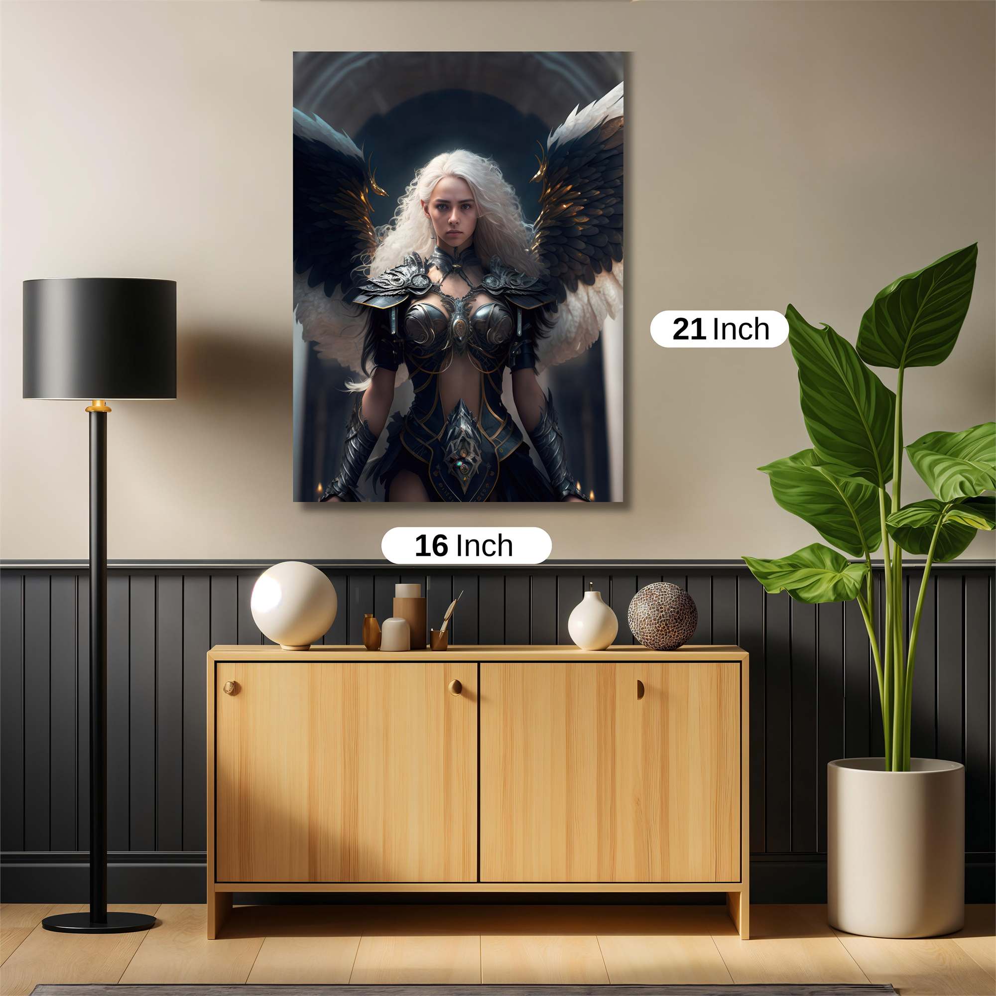 Angel Warrior Safe Wall Magnetic / M