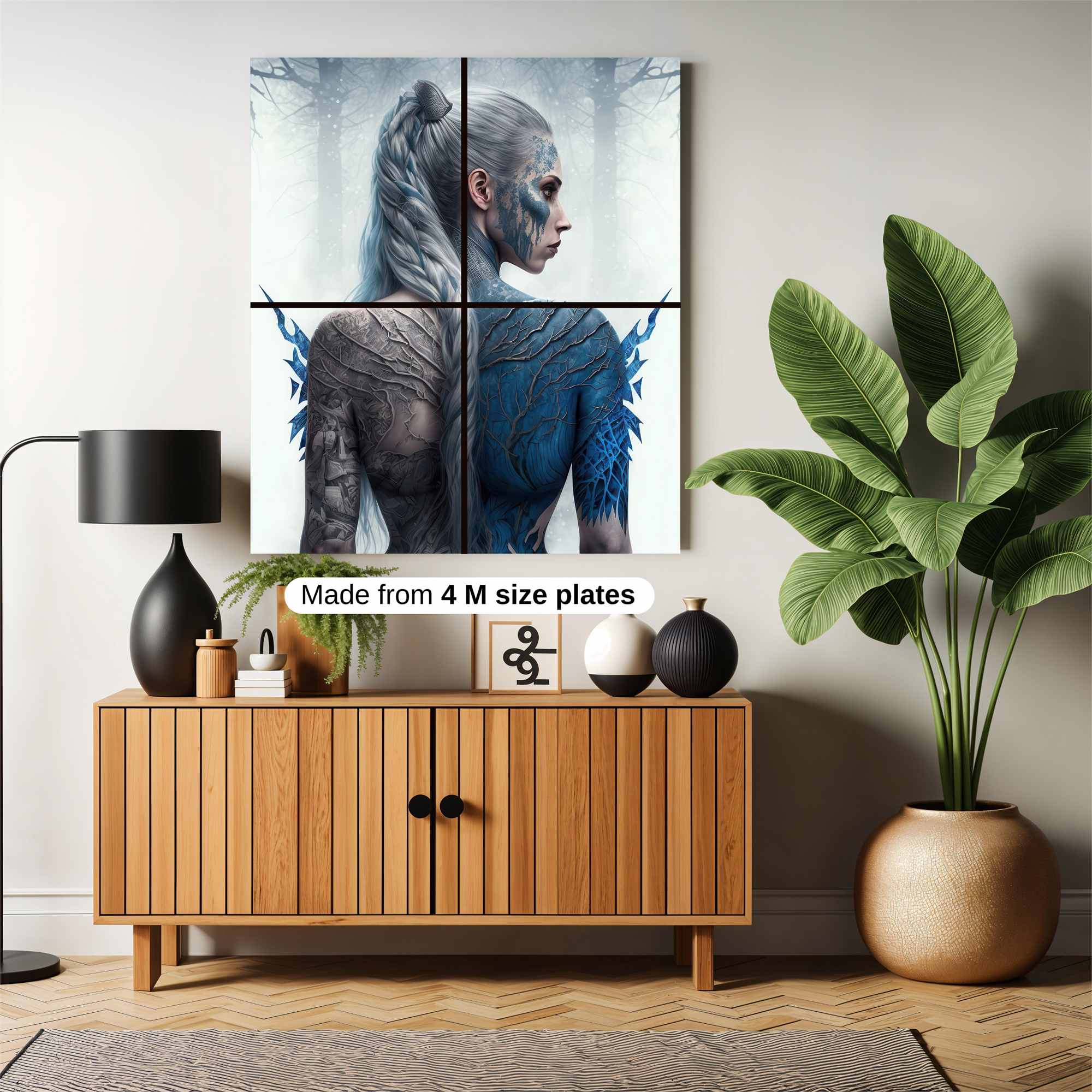 Frostbound Enigma Safe Wall Magnetic / M