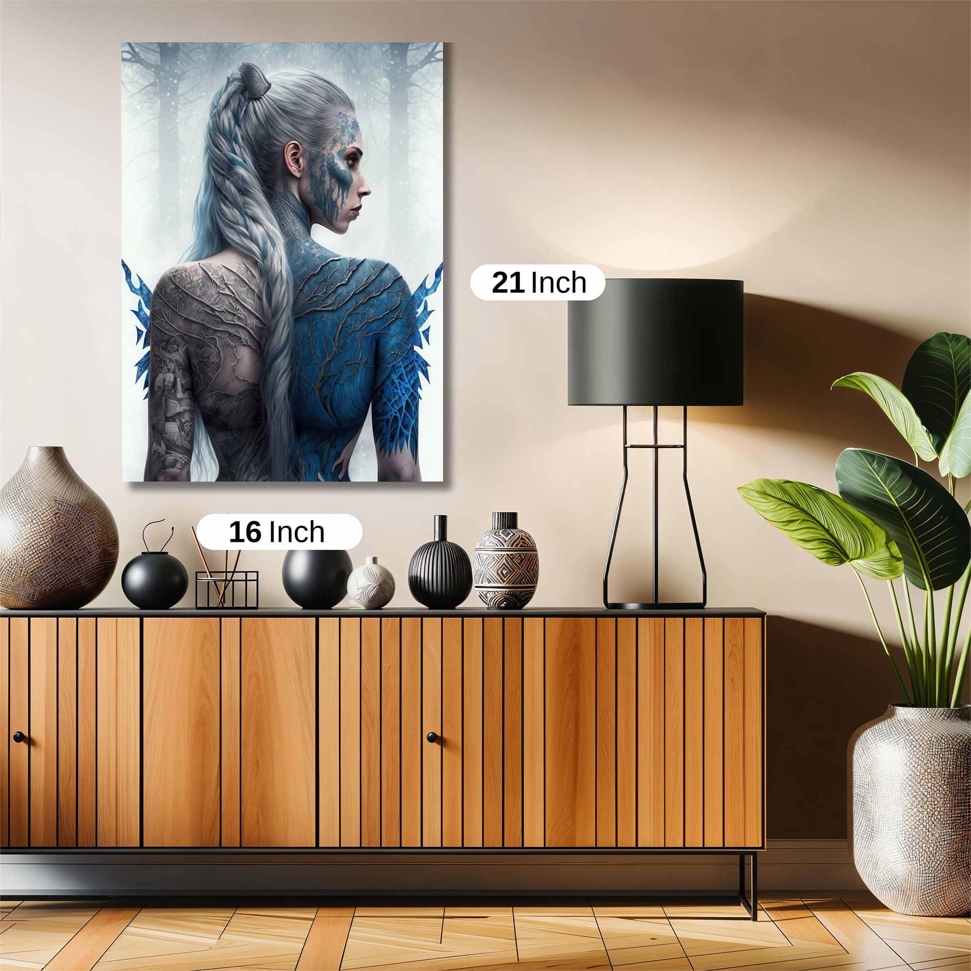 Frostbound Enigma Safe Wall Magnetic / M