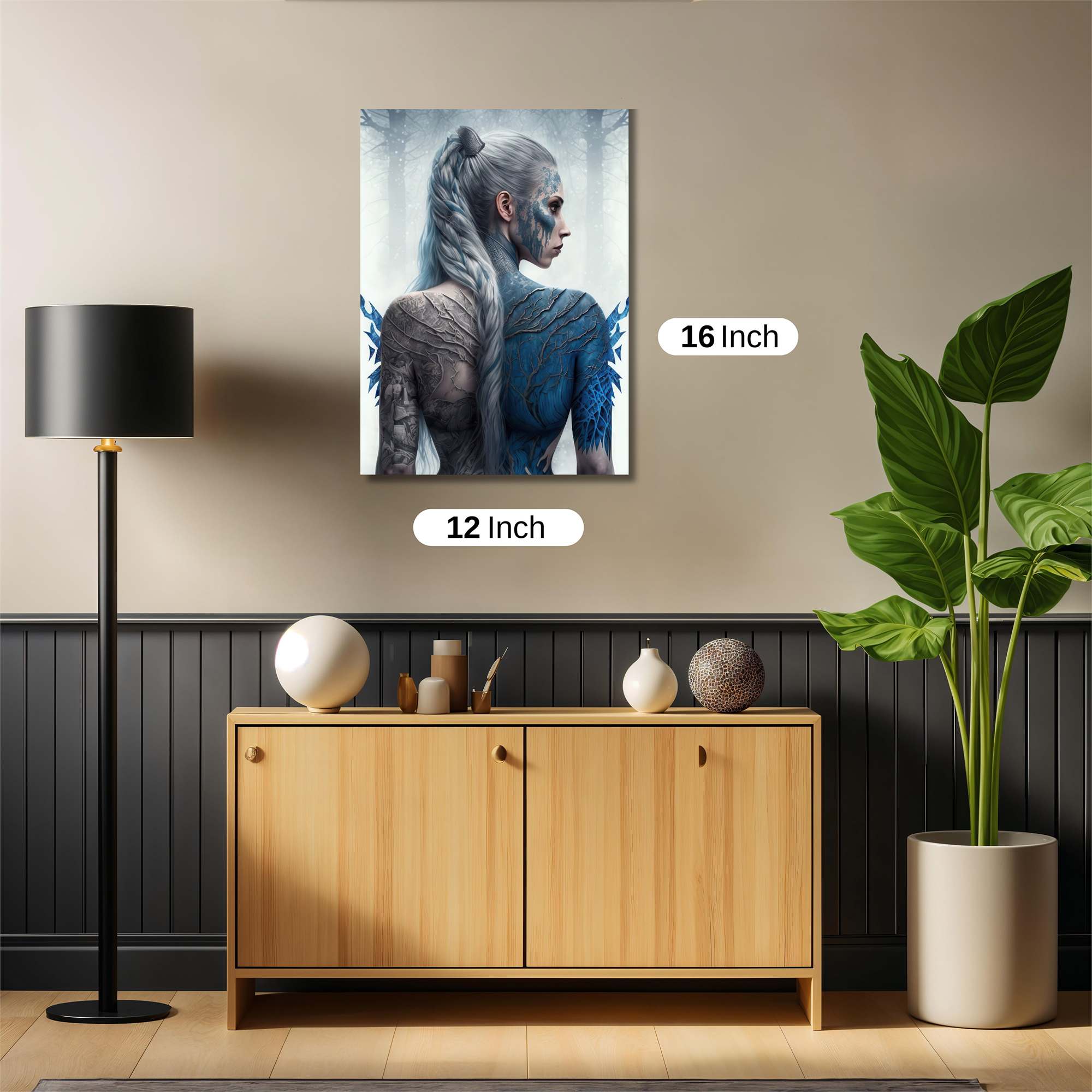 Frostbound Enigma Safe Wall Magnetic / M