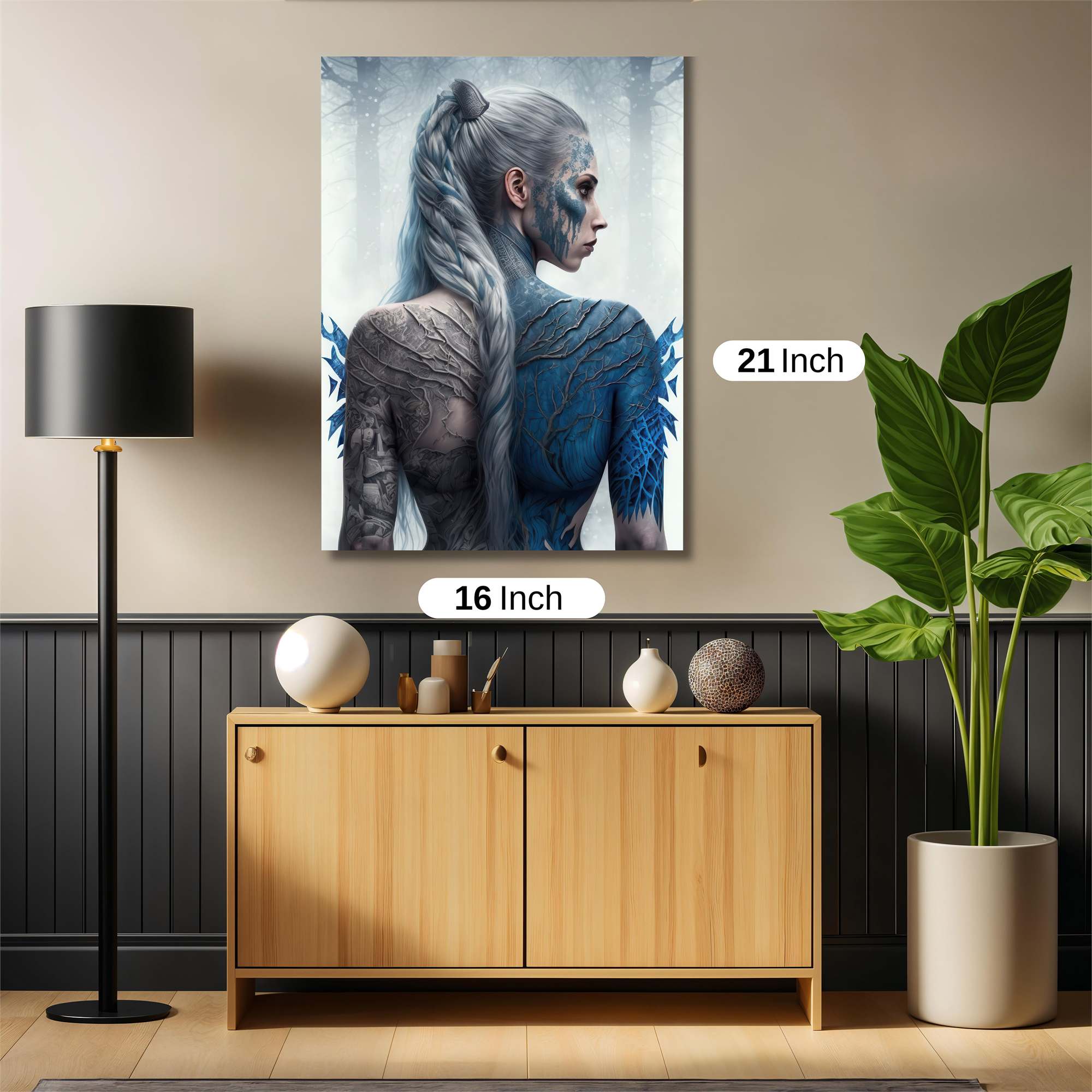 Frostbound Enigma Safe Wall Magnetic / M