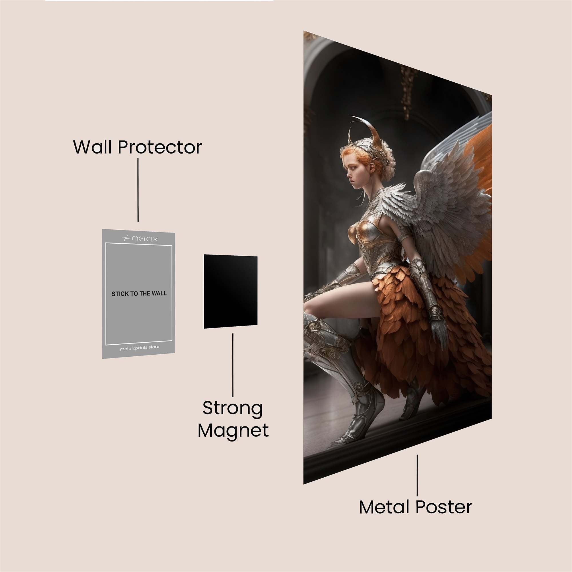 Phoenix Serenity Safe Wall Magnetic / M