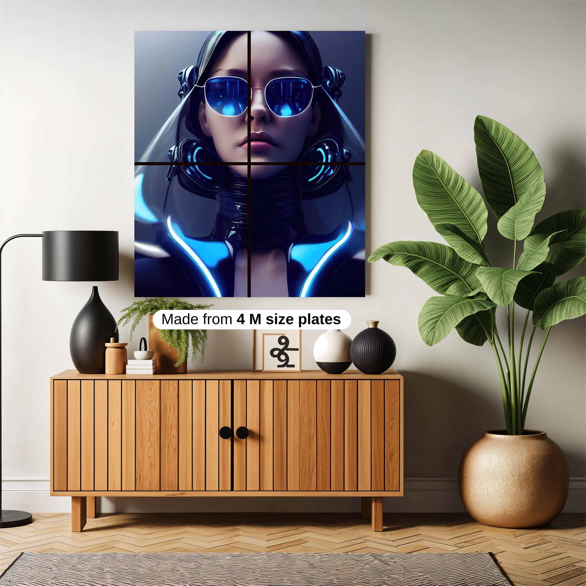 Cyber Enigma Safe Wall Magnetic / M