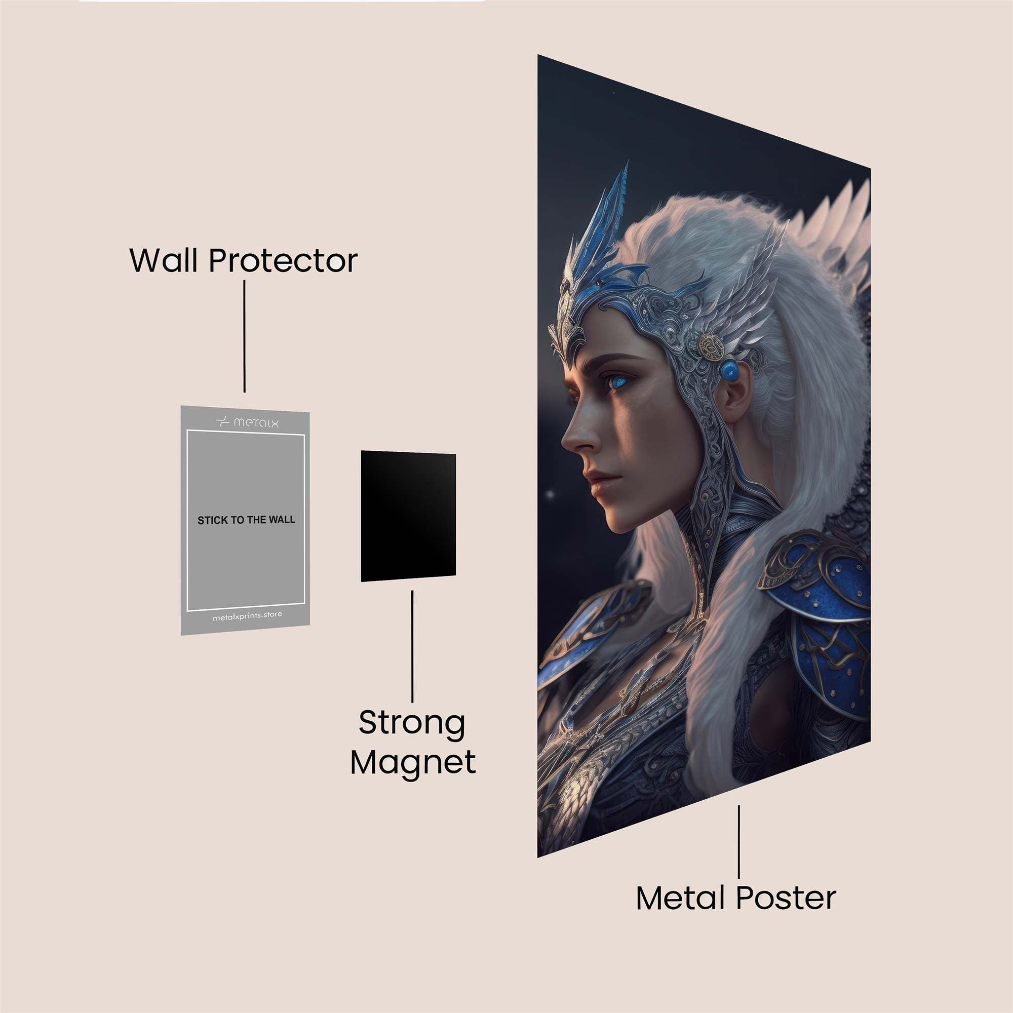 Valkyrie Serene Safe Wall Magnetic / M
