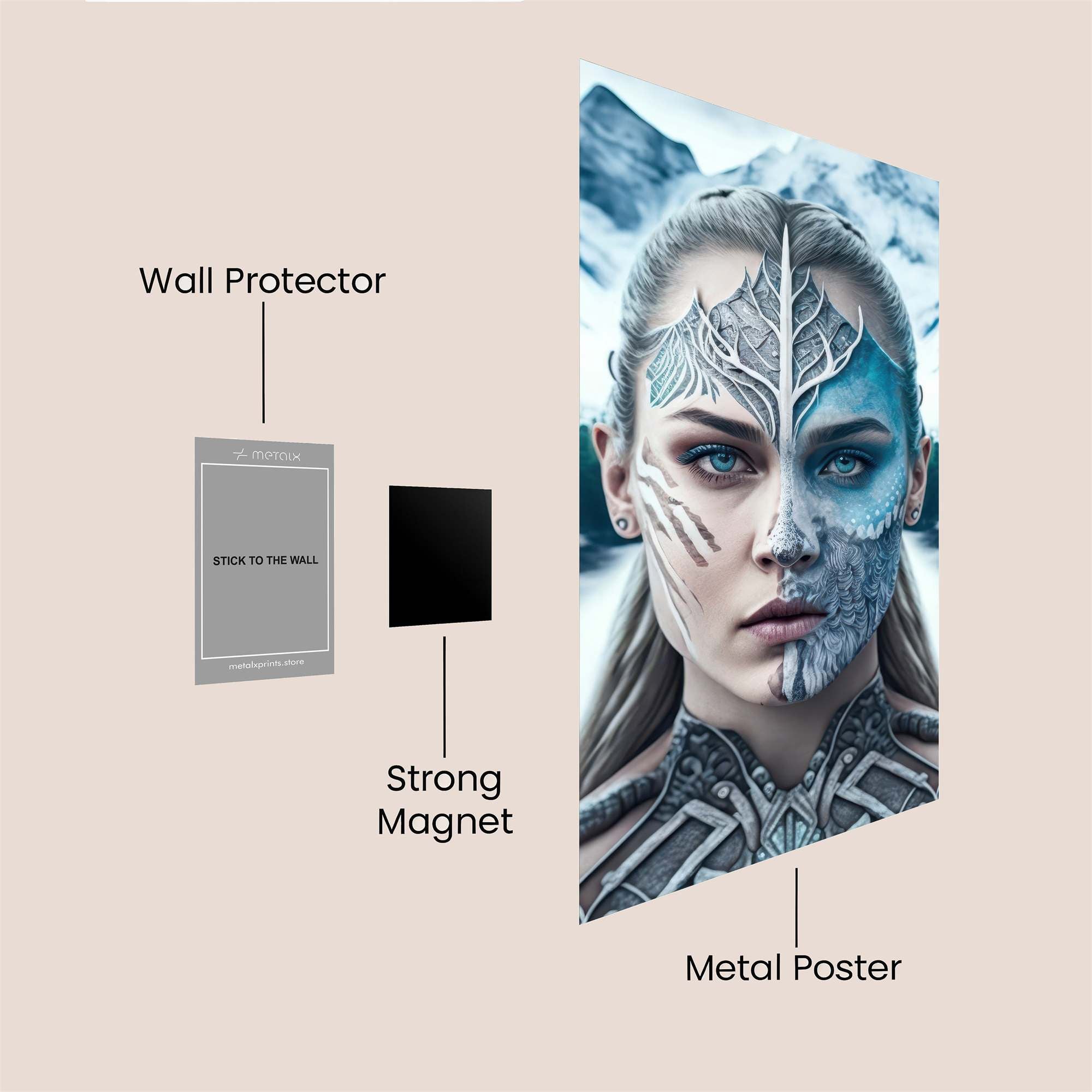Frost Queen Safe Wall Magnetic / M