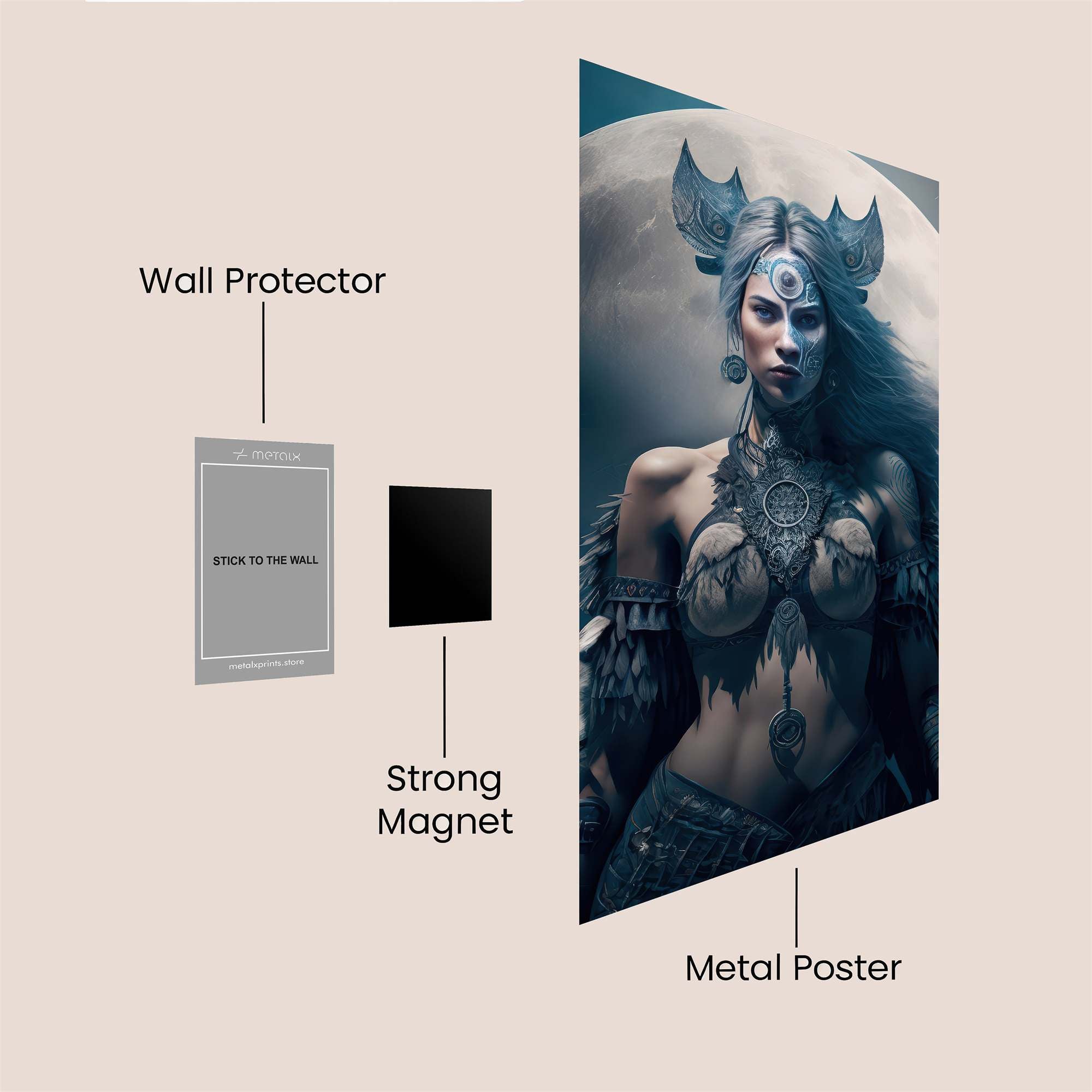 Moon Enchantress Safe Wall Magnetic / M