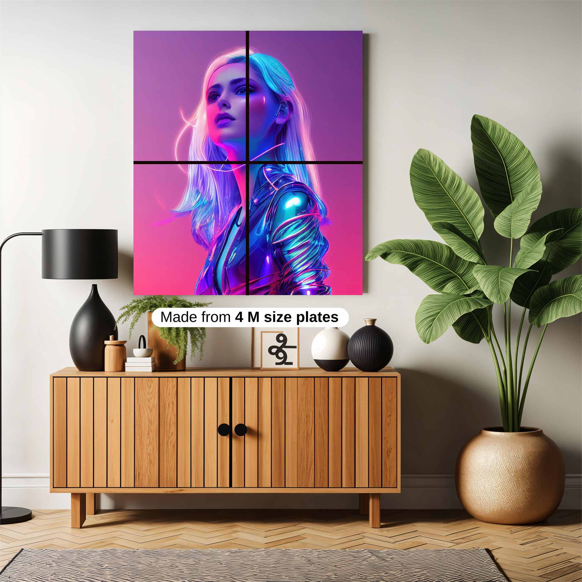 Cyber Serenity Safe Wall Magnetic / M