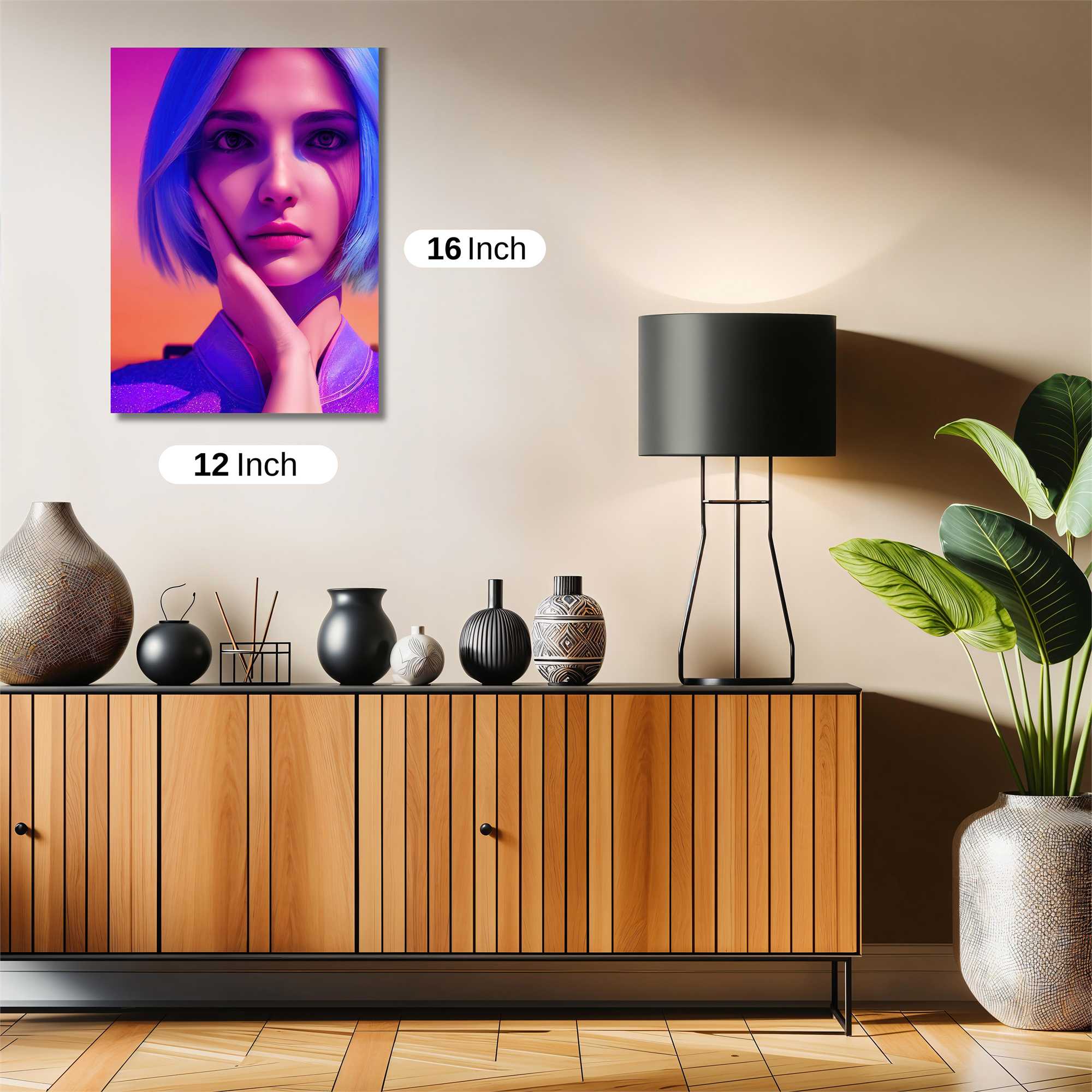 Neon Serenity Safe Wall Magnetic / M