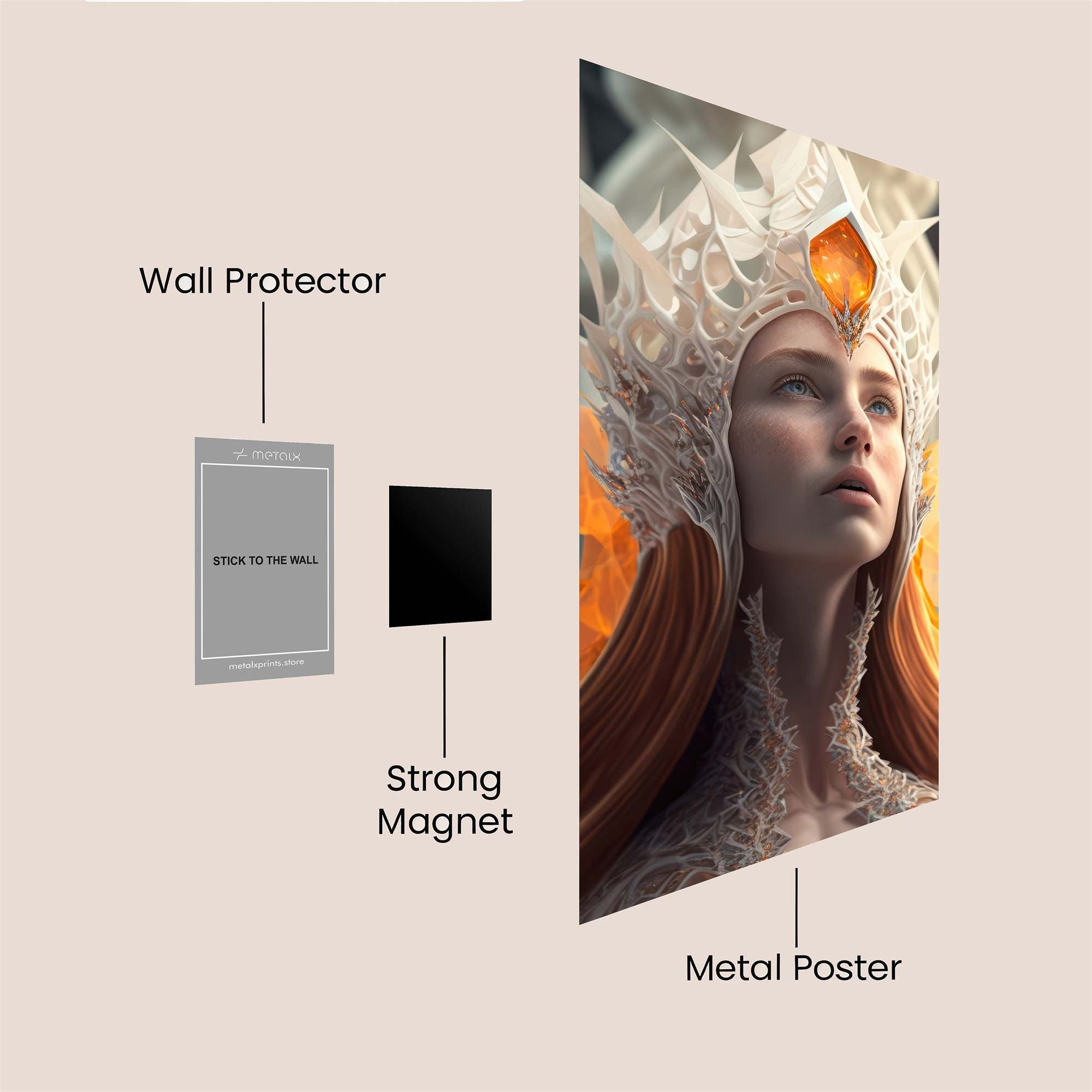 Phoenix Empress Safe Wall Magnetic / M