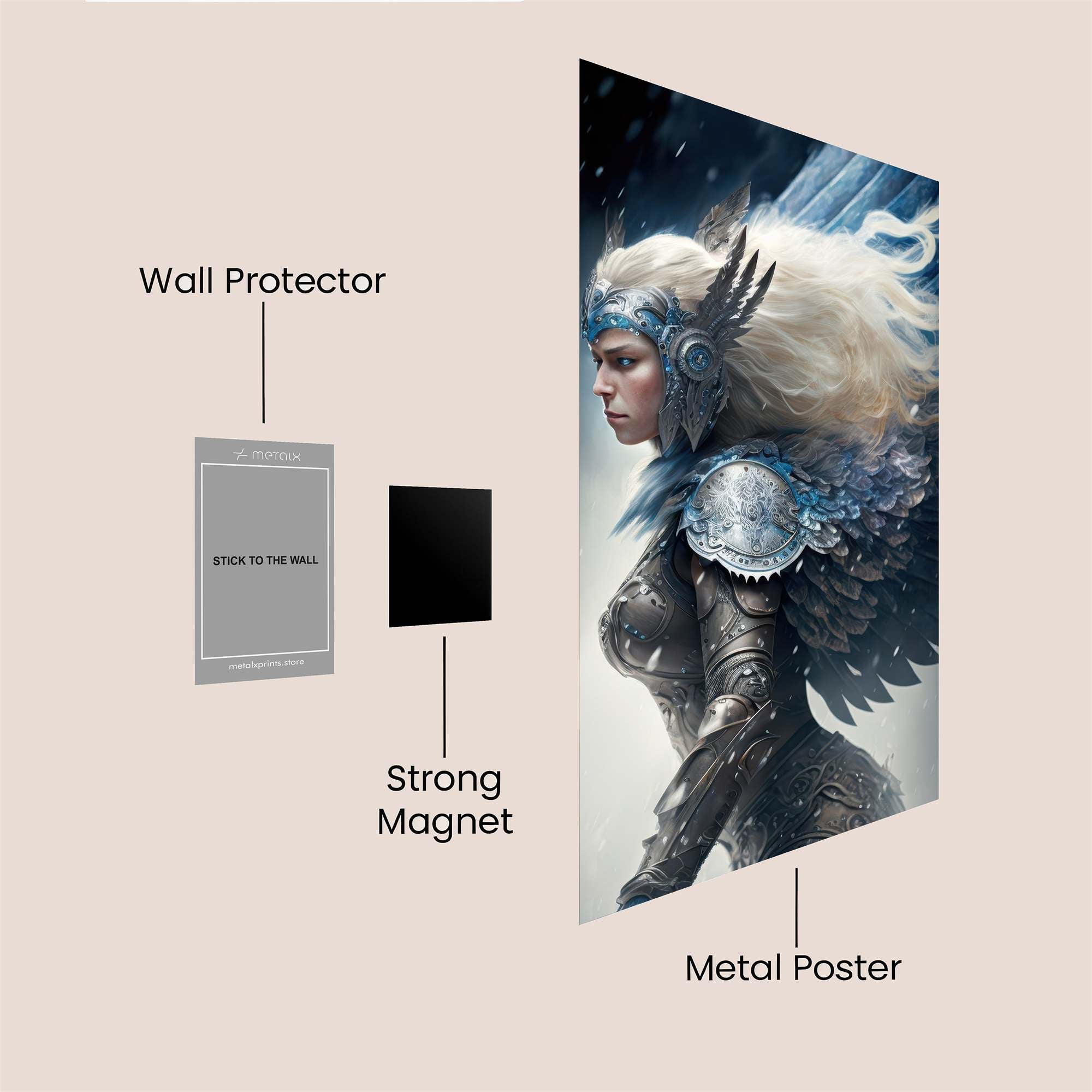 Valkyrie Serene Safe Wall Magnetic / M