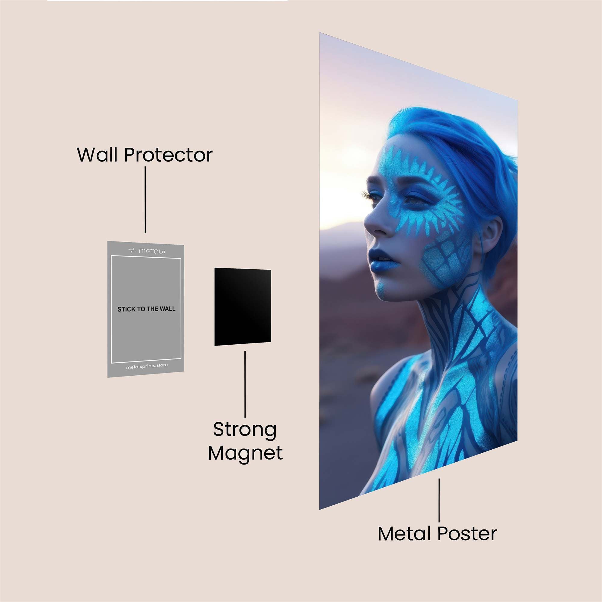 Celestial Serenity Safe Wall Magnetic / M