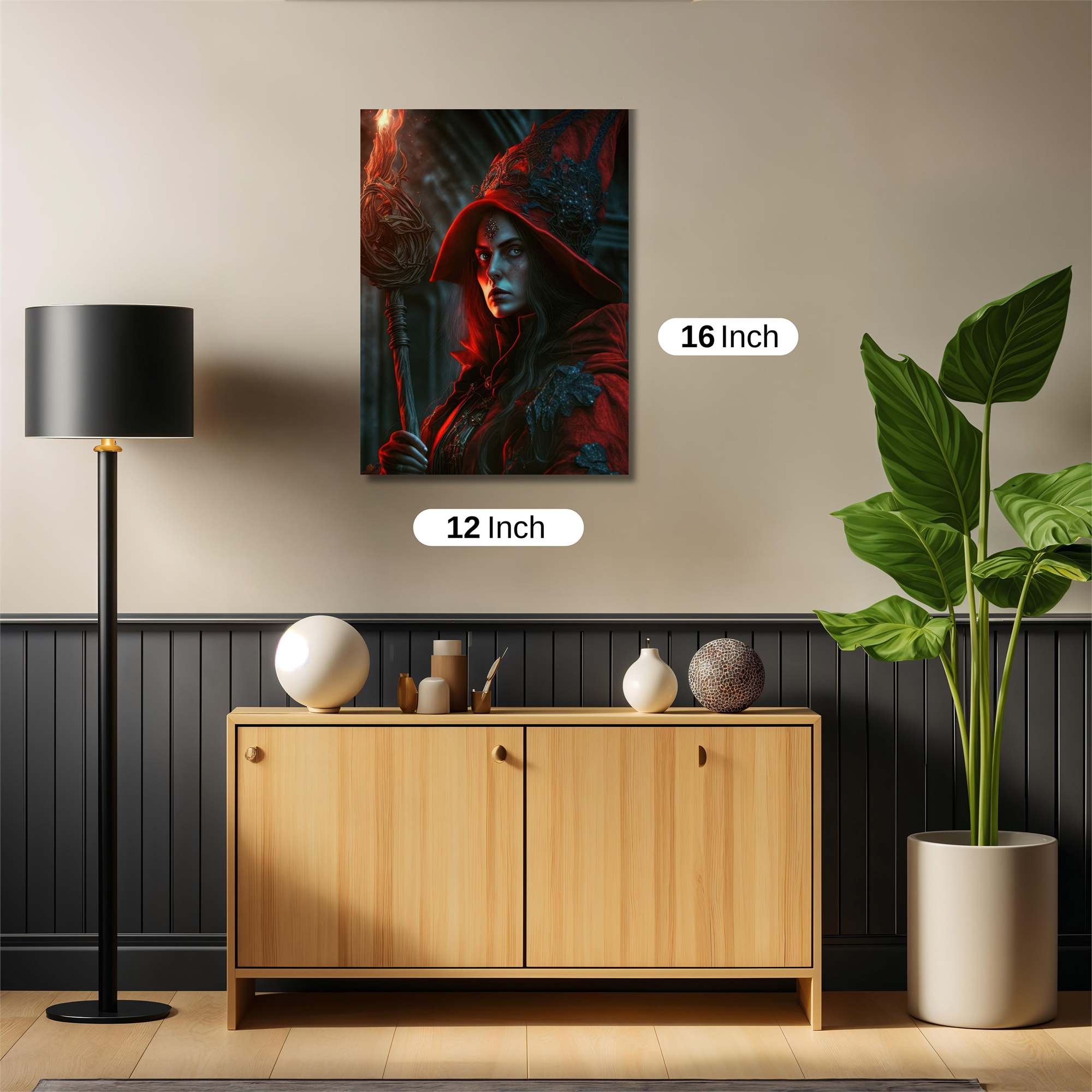 Witch Enigmatic Safe Wall Magnetic / M