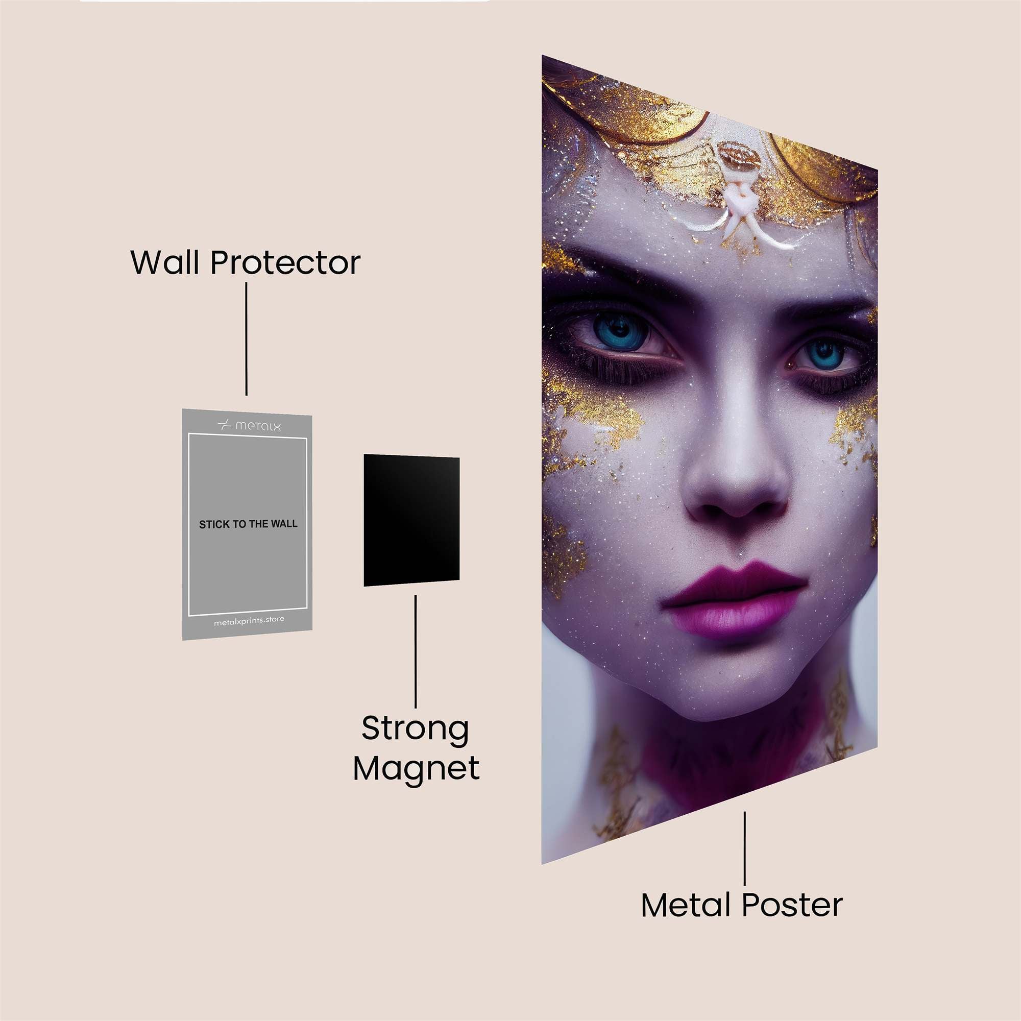 Mystic Aura Safe Wall Magnetic / M