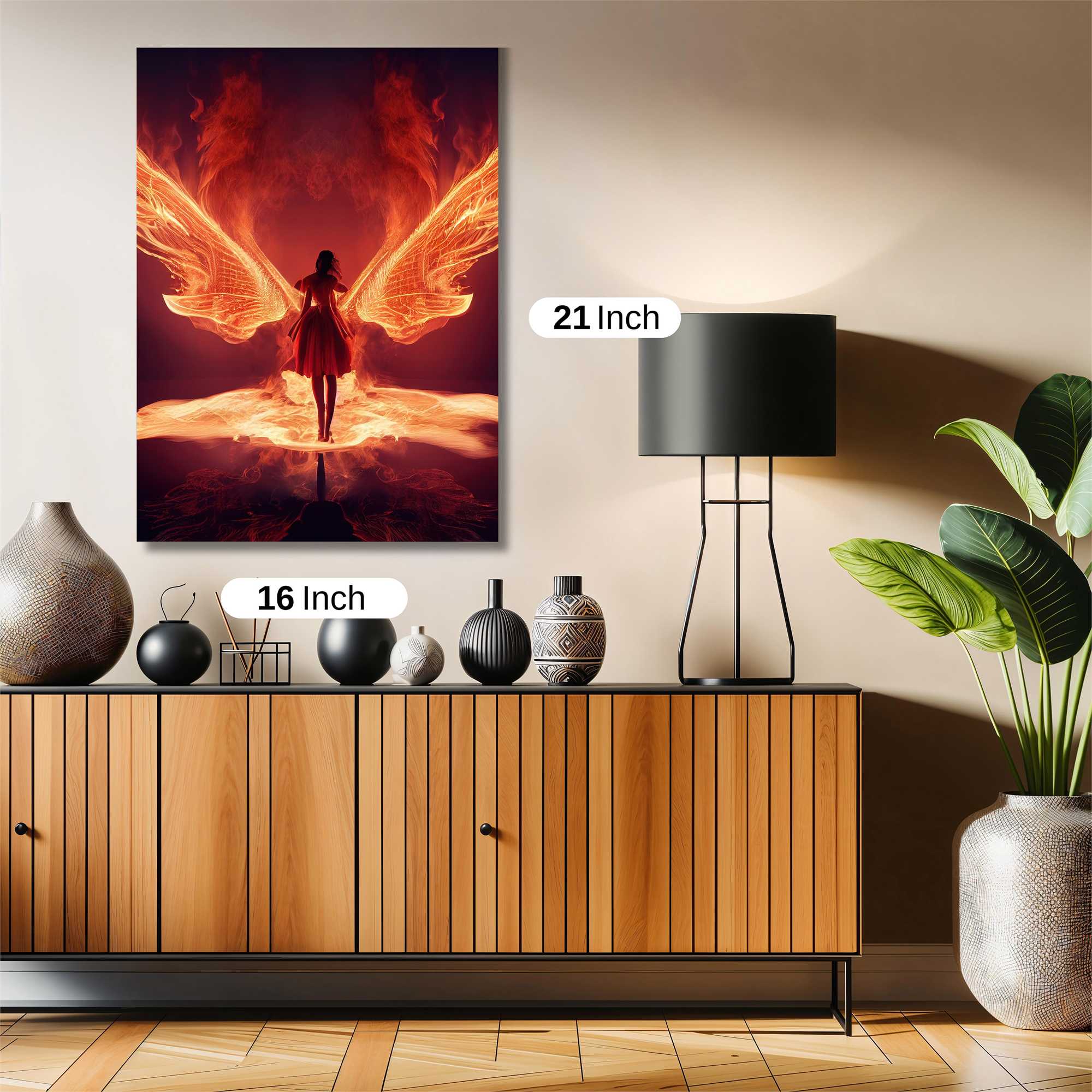 Phoenix Rebirth Safe Wall Magnetic / M
