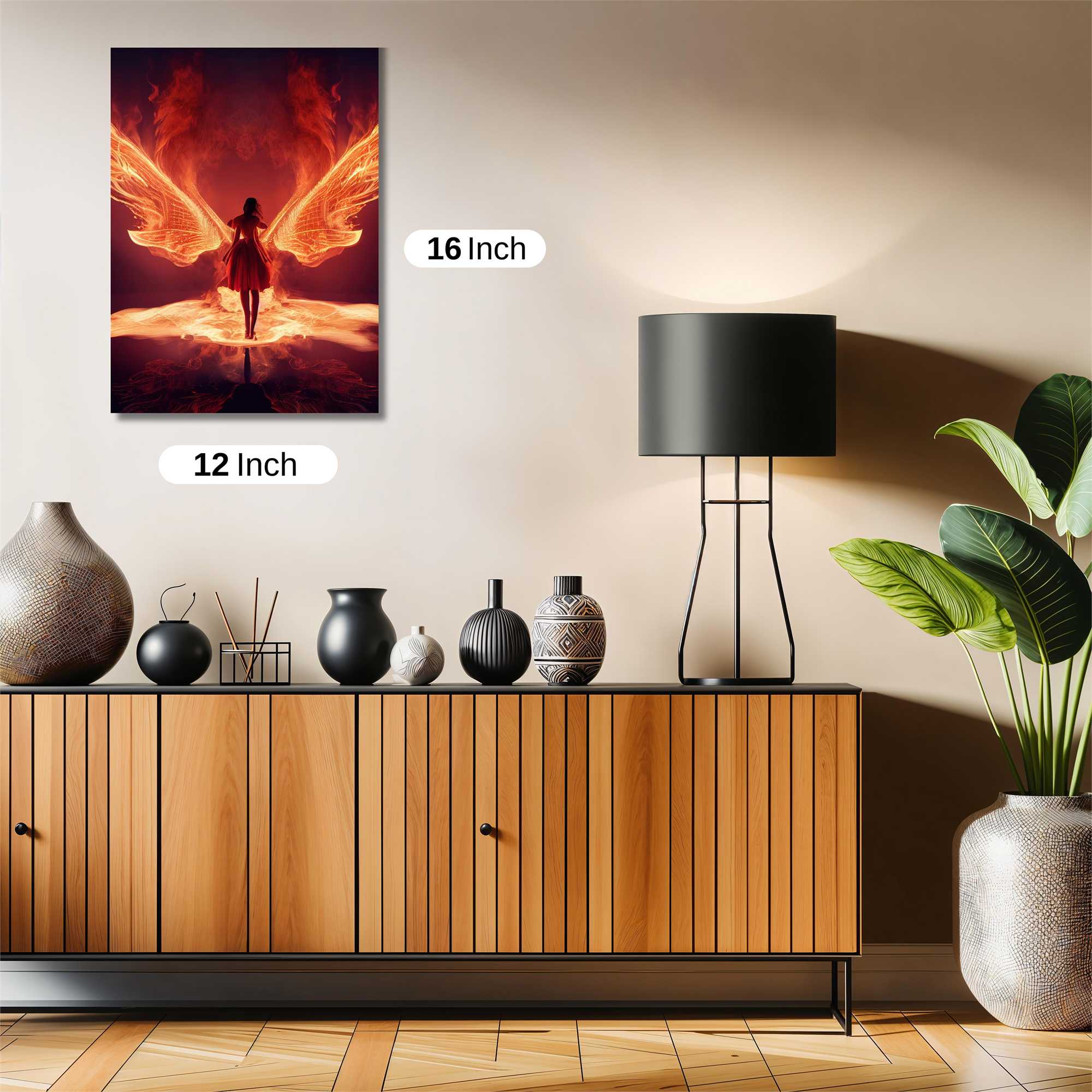 Phoenix Rebirth Safe Wall Magnetic / M