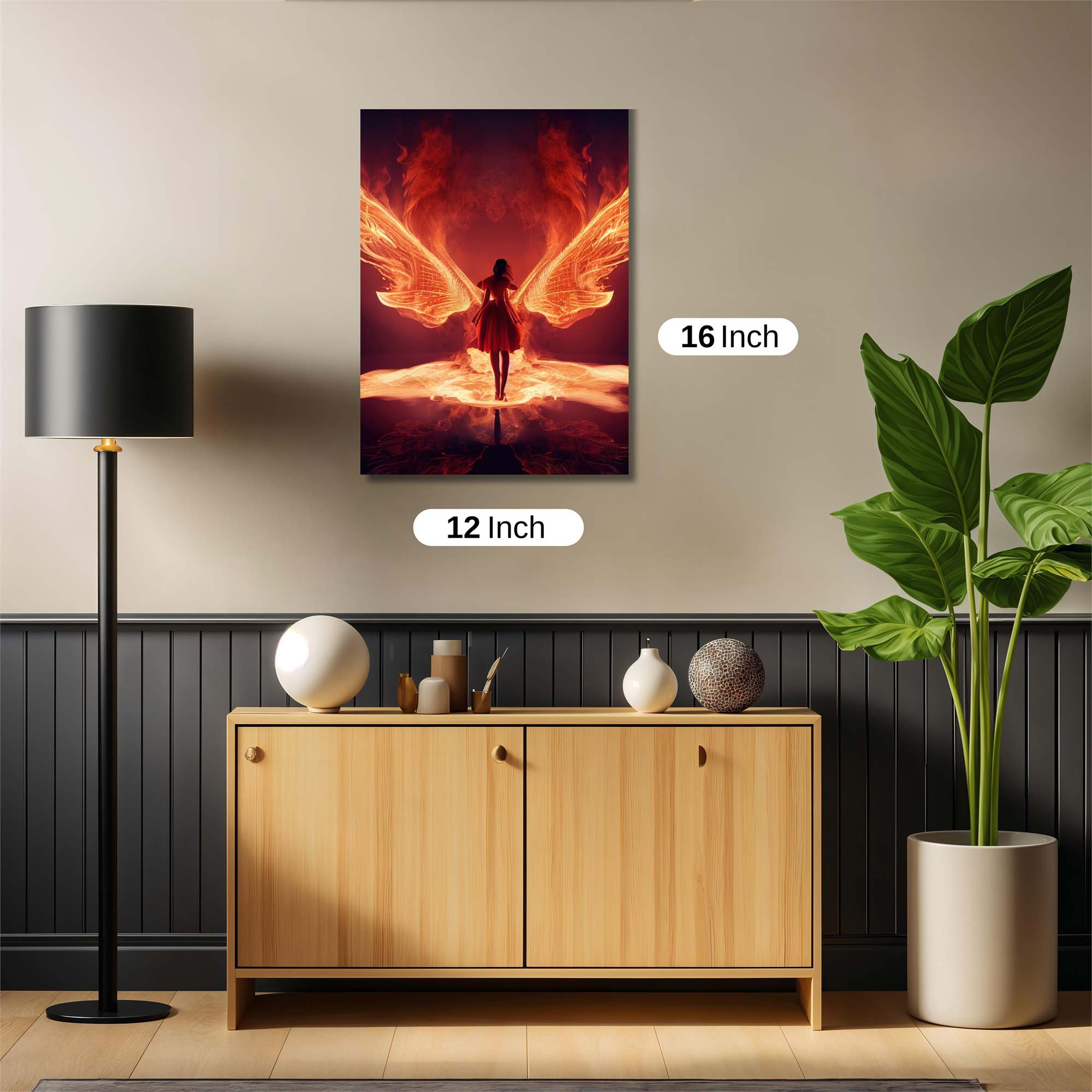 Phoenix Rebirth Safe Wall Magnetic / M