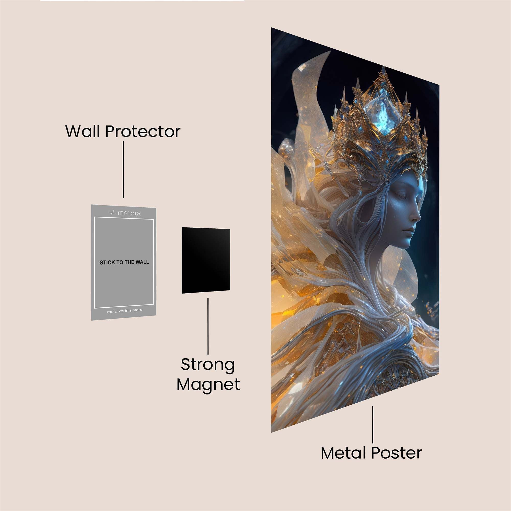 Ethereal Majesty Safe Wall Magnetic / M