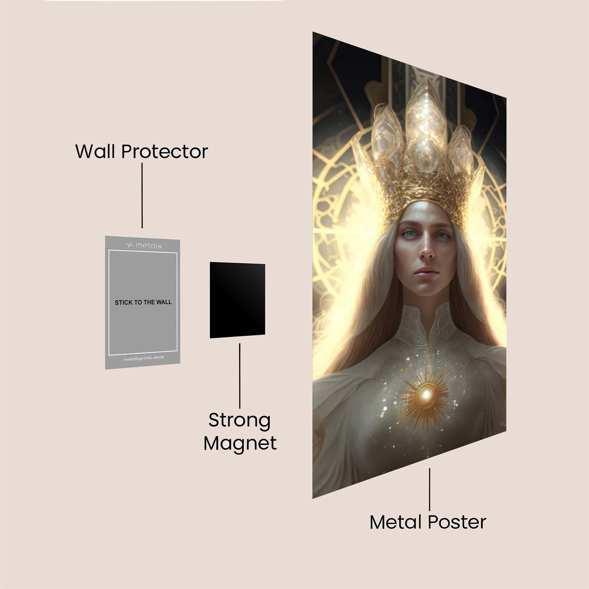 Divine Radiance Safe Wall Magnetic / M