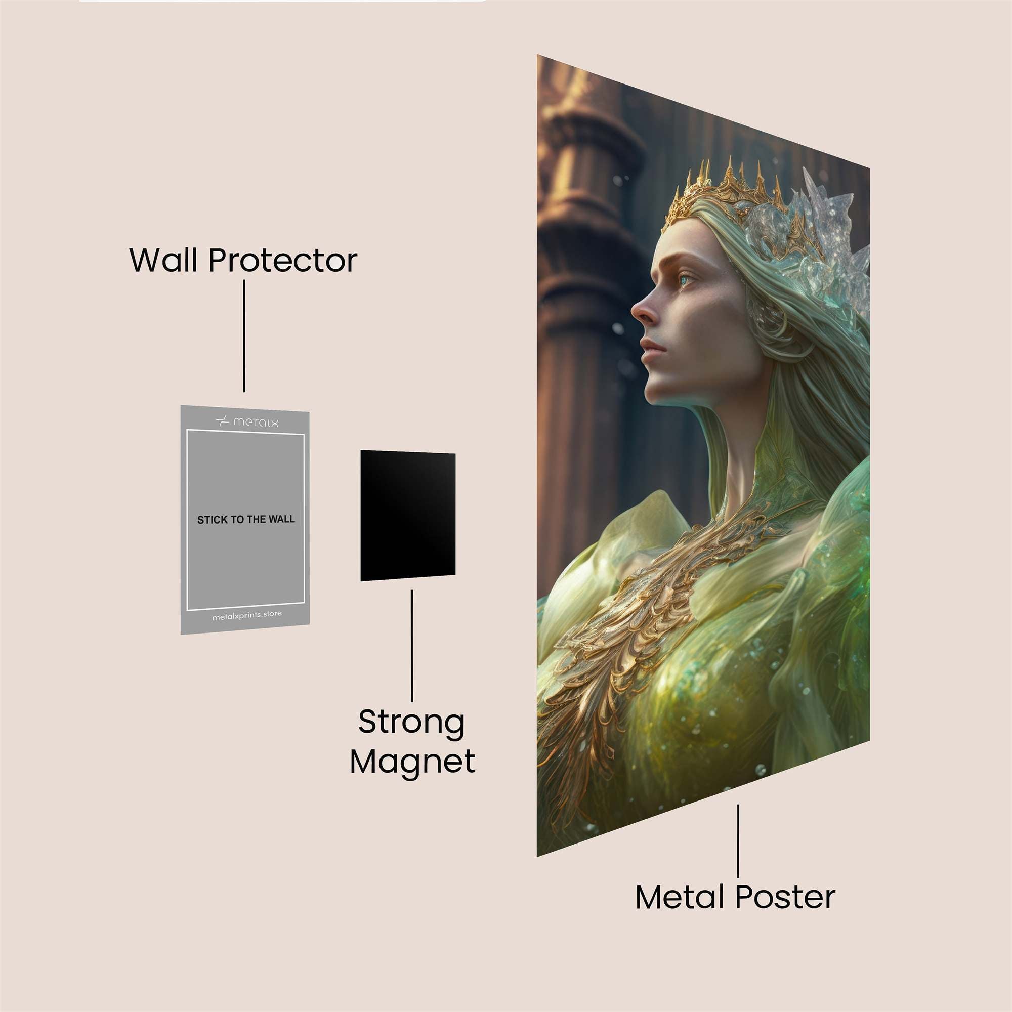 Ice Empress Safe Wall Magnetic / M