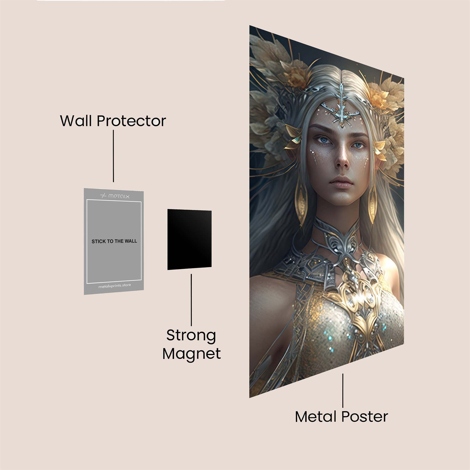 Elven Radiance Safe Wall Magnetic / M