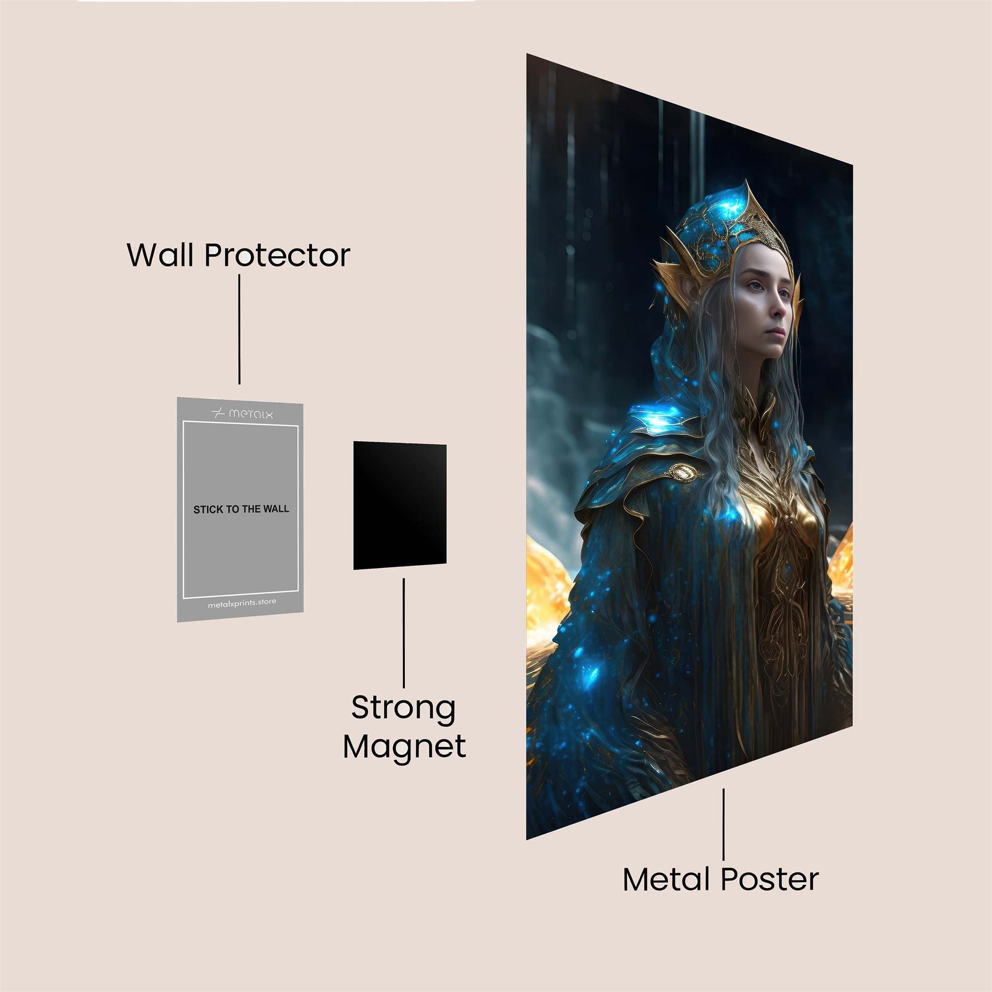 Elven Serenity Safe Wall Magnetic / M