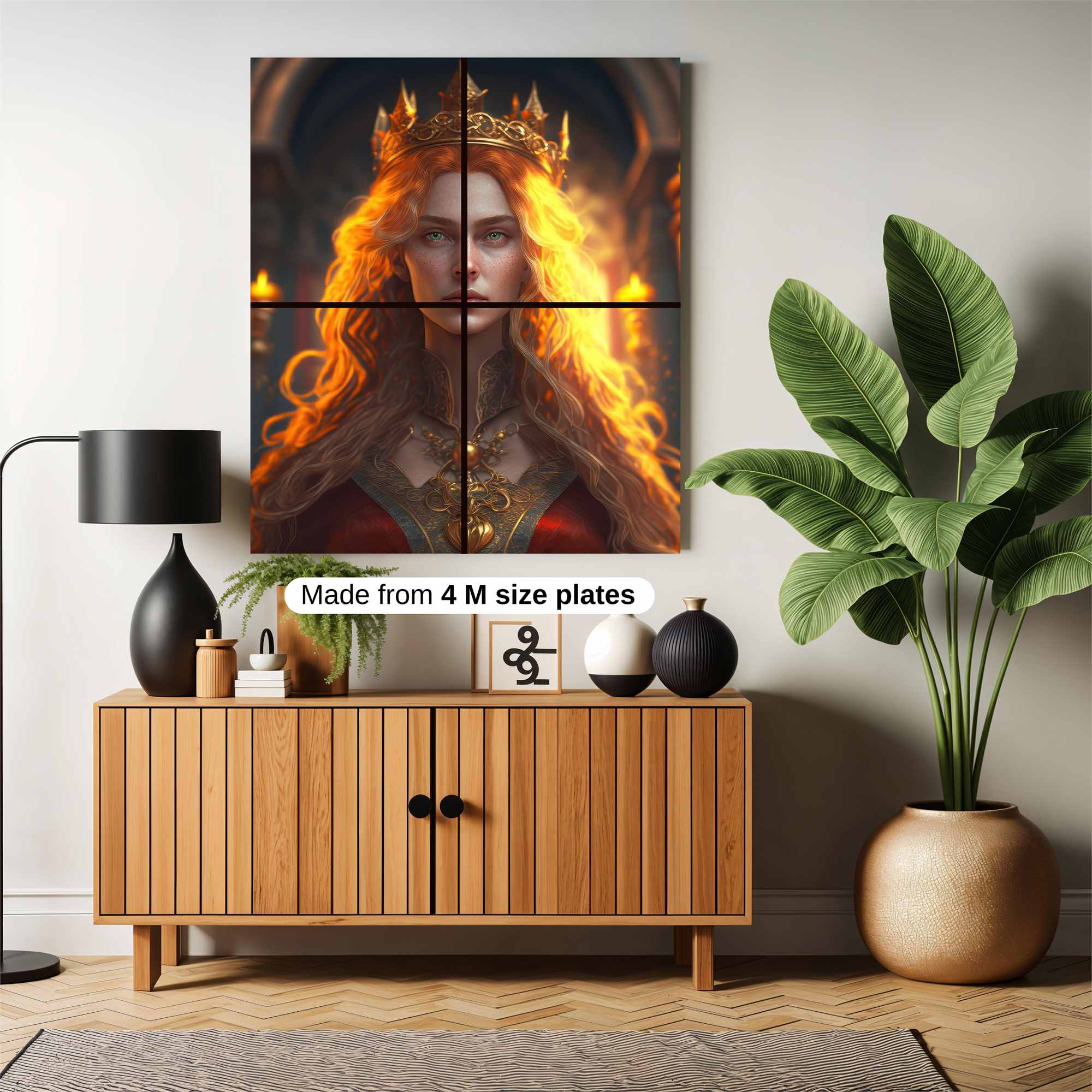 Queen Radiant Safe Wall Magnetic / M