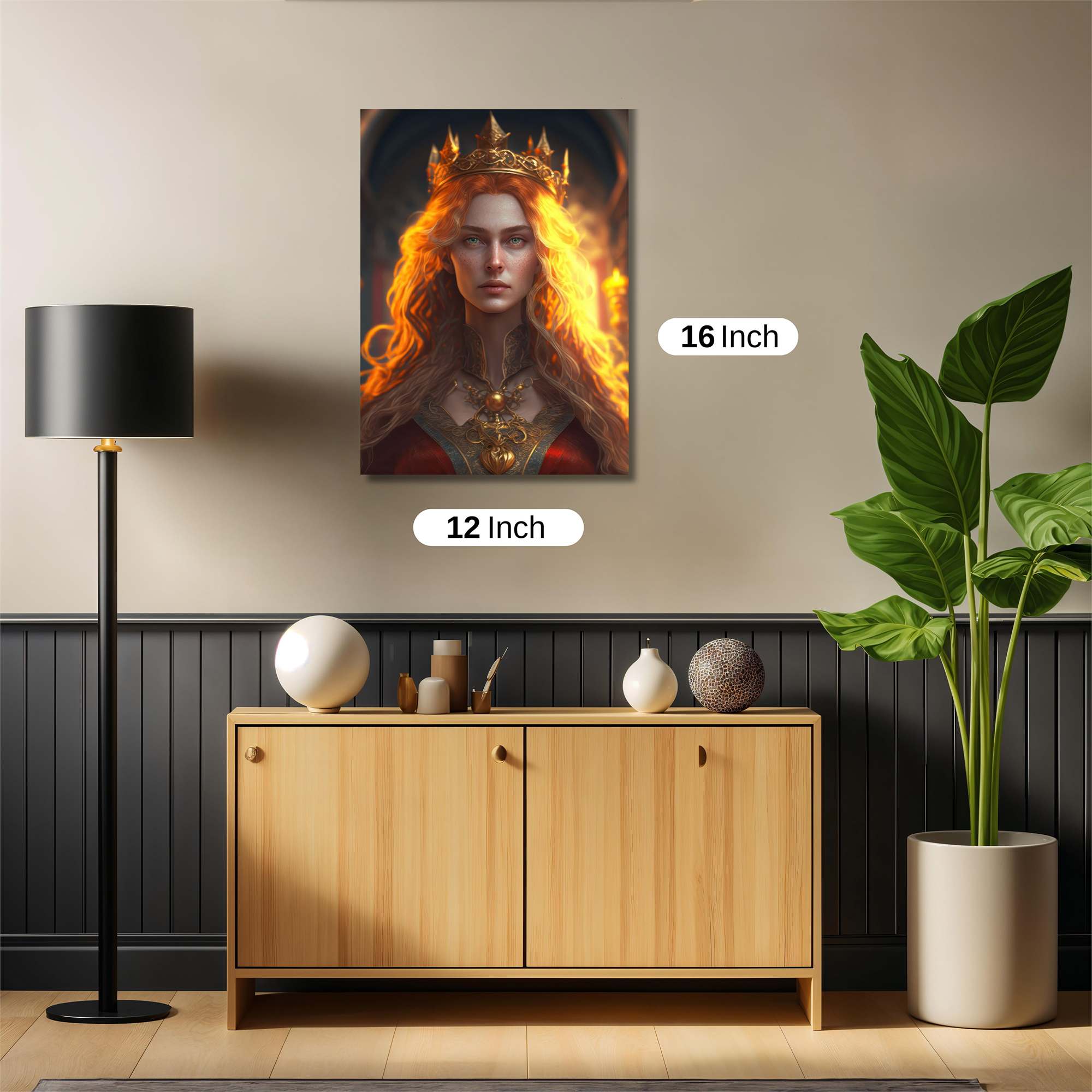 Queen Radiant Safe Wall Magnetic / M