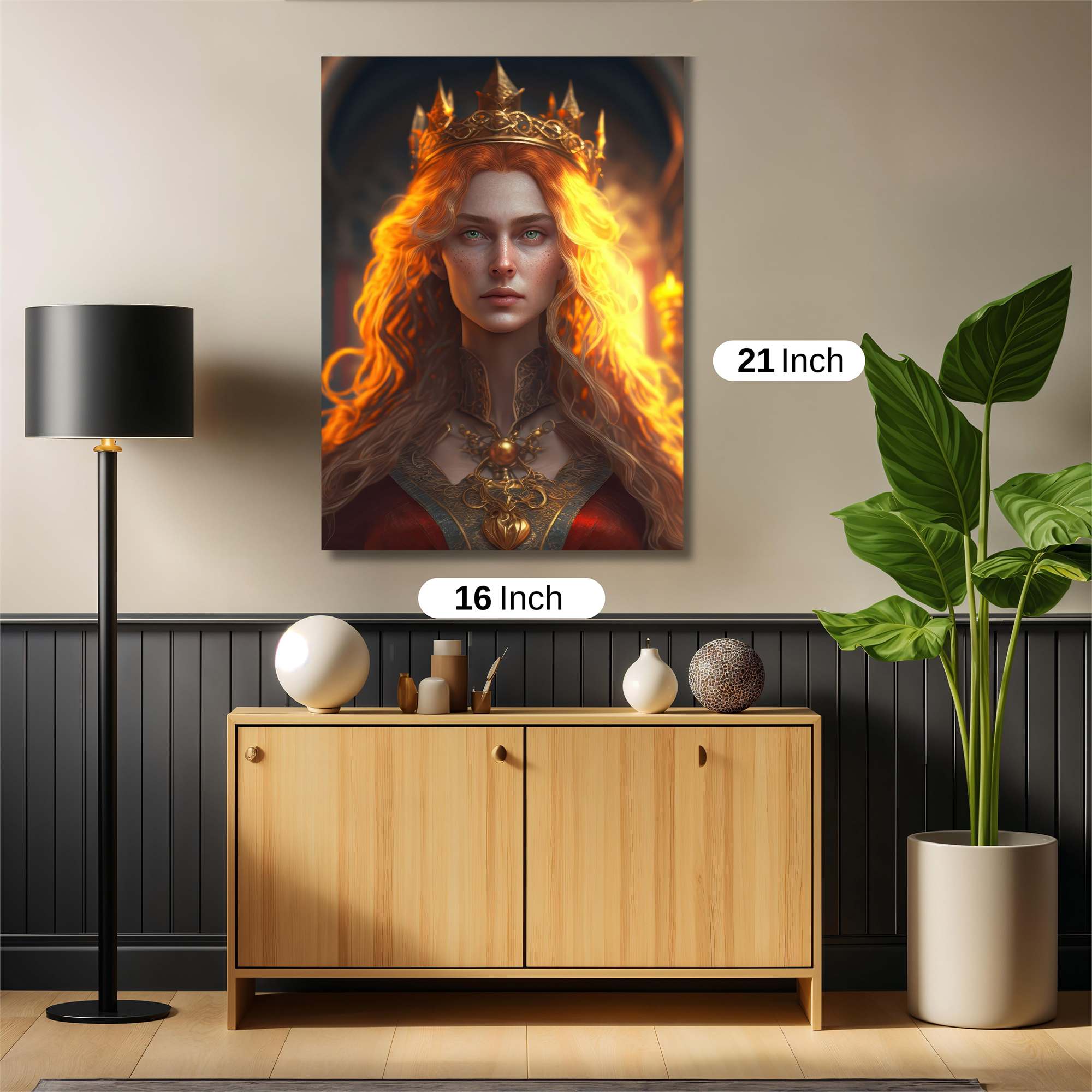 Queen Radiant Safe Wall Magnetic / M