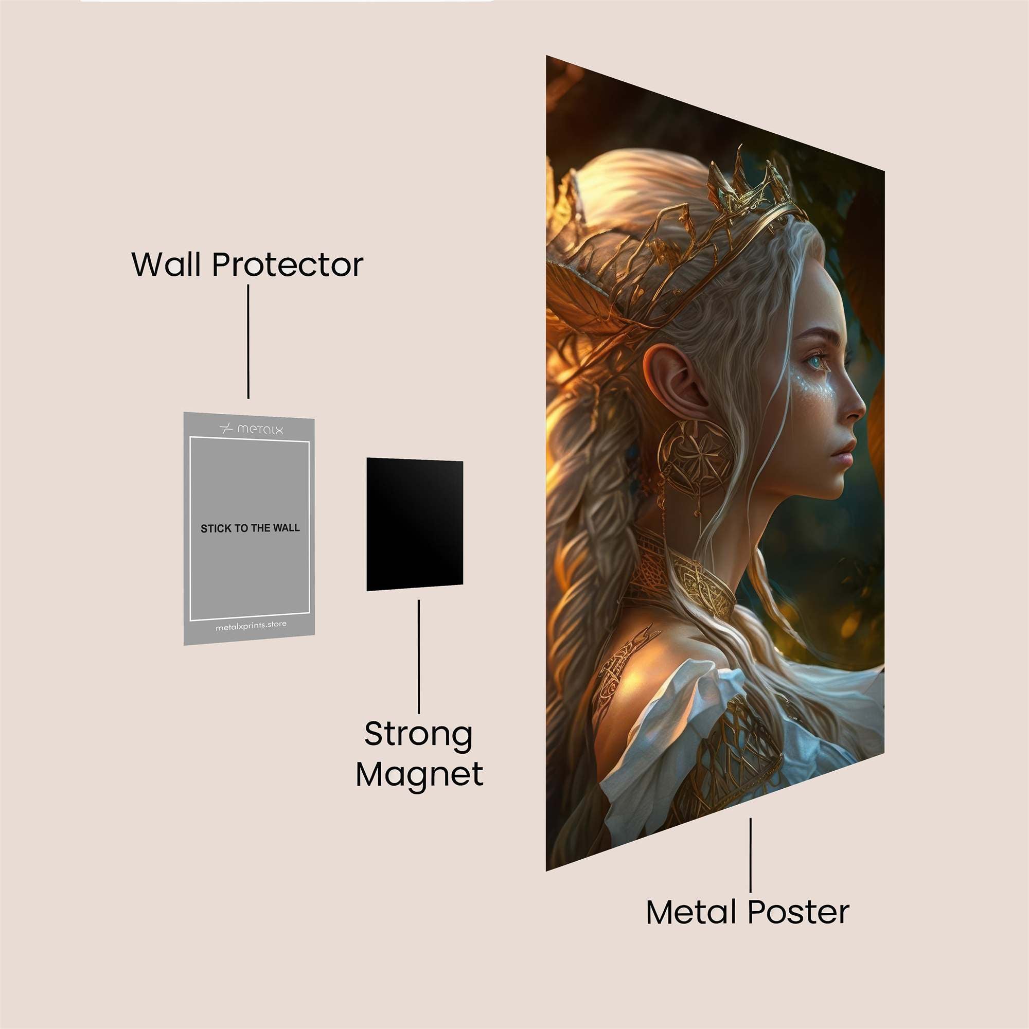 Elven Serenity Safe Wall Magnetic / M