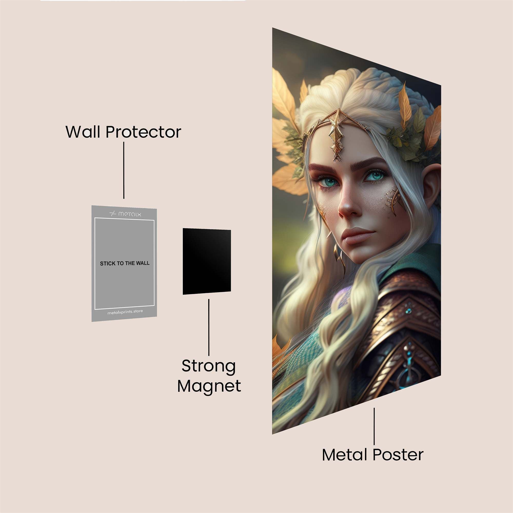 Elven Serenity Safe Wall Magnetic / M