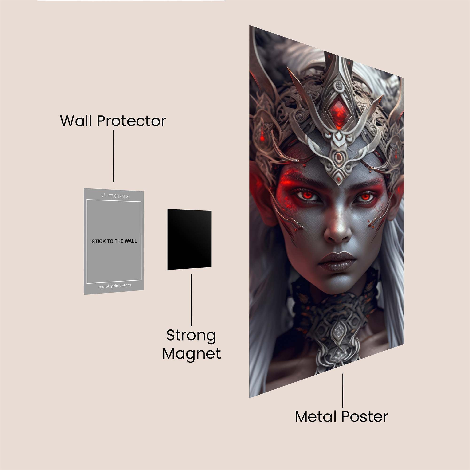 Elven Enigma Safe Wall Magnetic / M