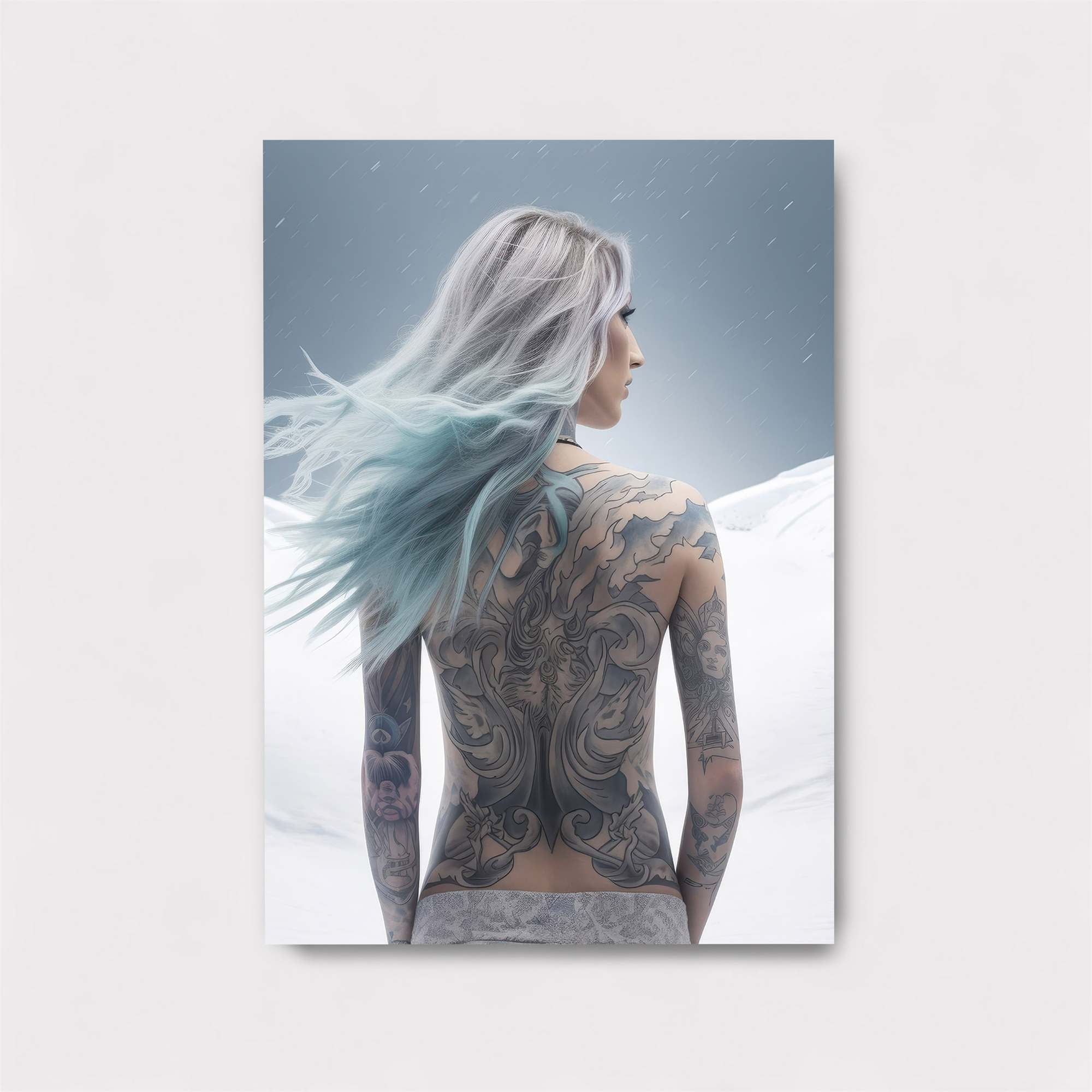 Frostbound Elegance Safe Wall Magnetic / M