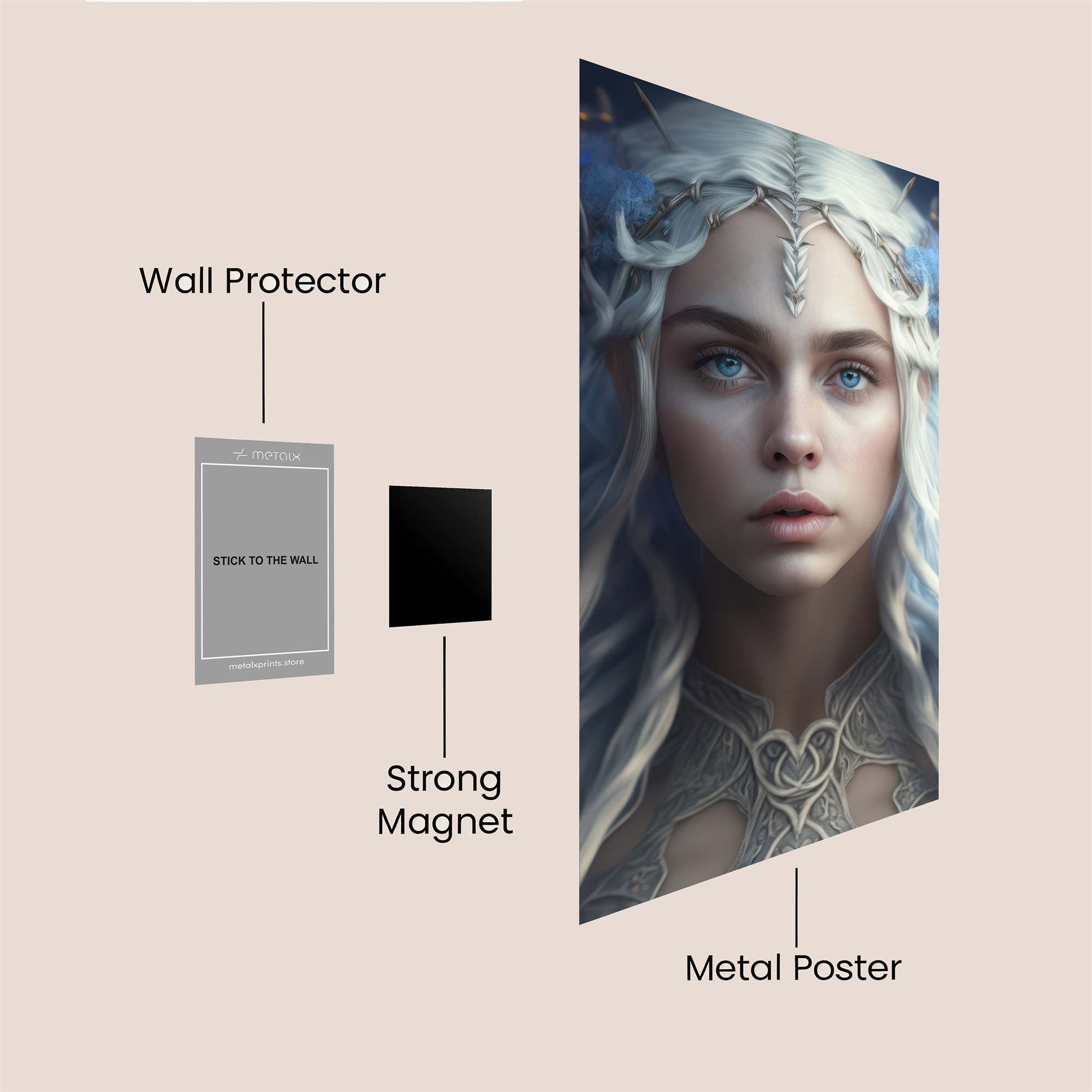 Elven Serenity Safe Wall Magnetic / M