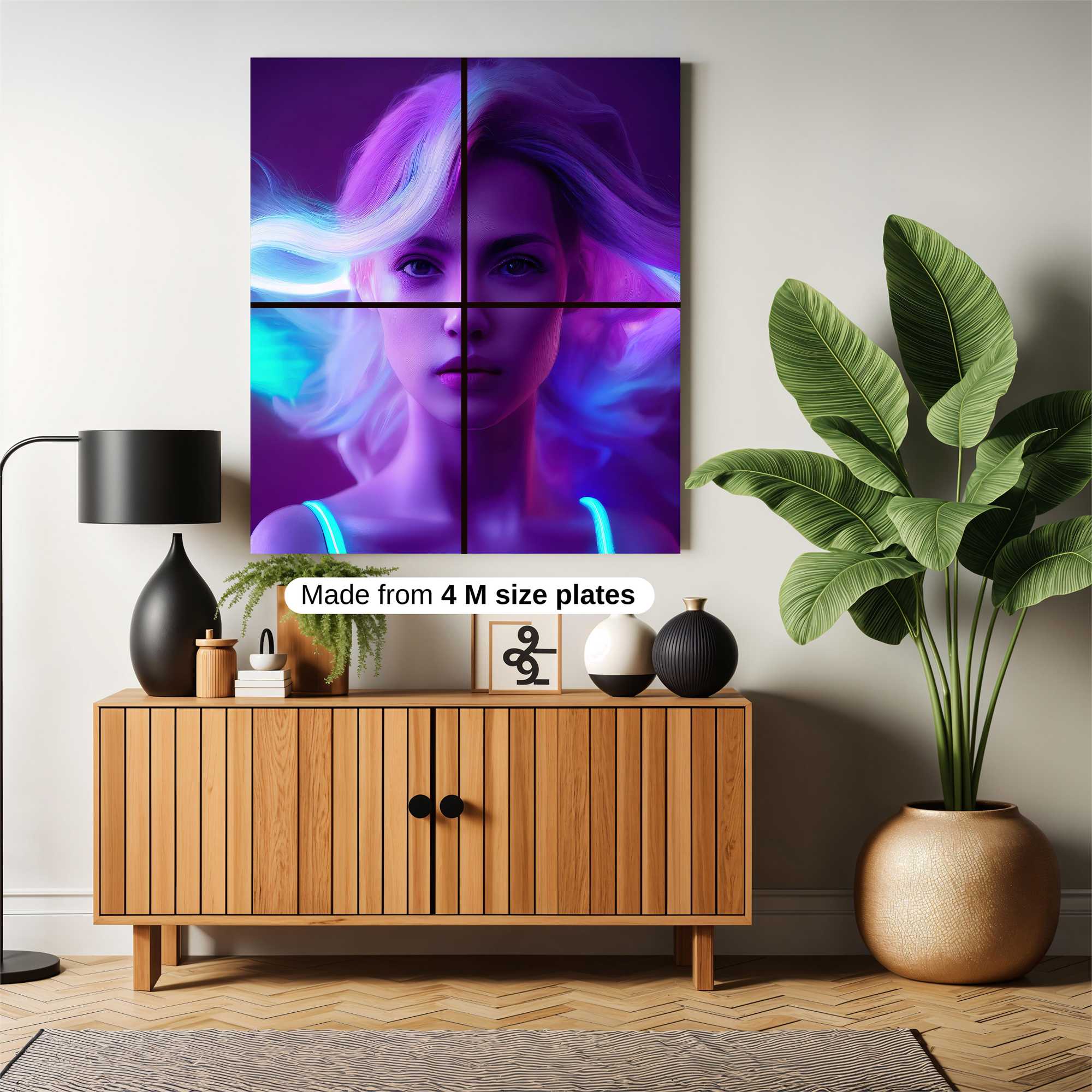 Neon Serenity Safe Wall Magnetic / M