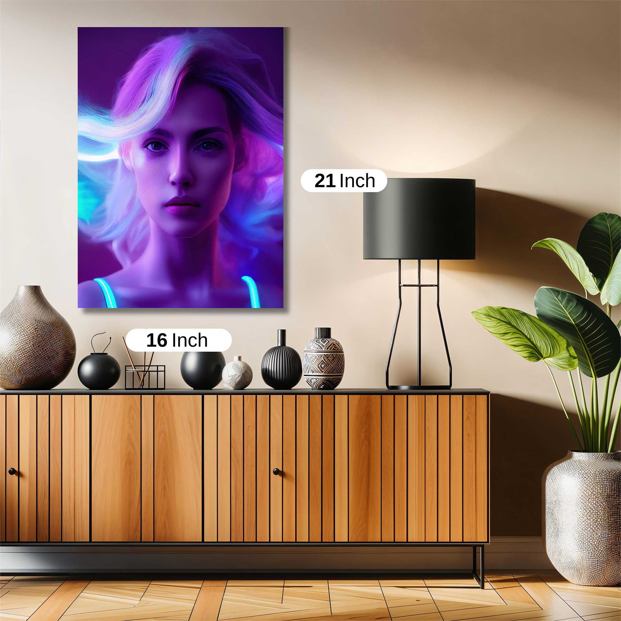 Neon Serenity Safe Wall Magnetic / M