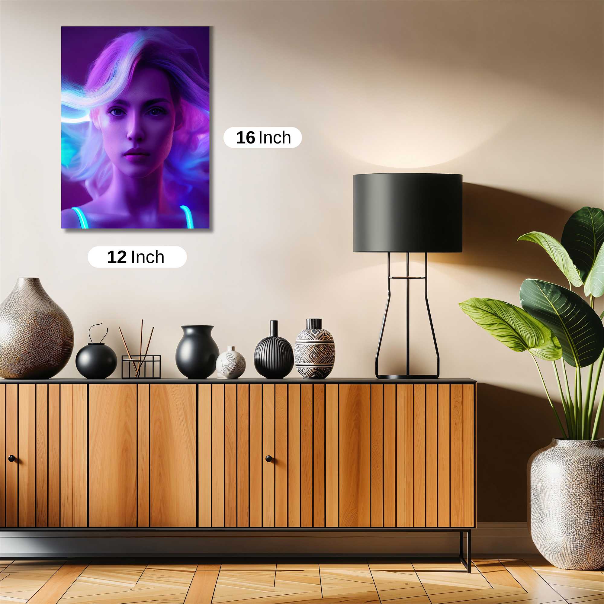 Neon Serenity Safe Wall Magnetic / M