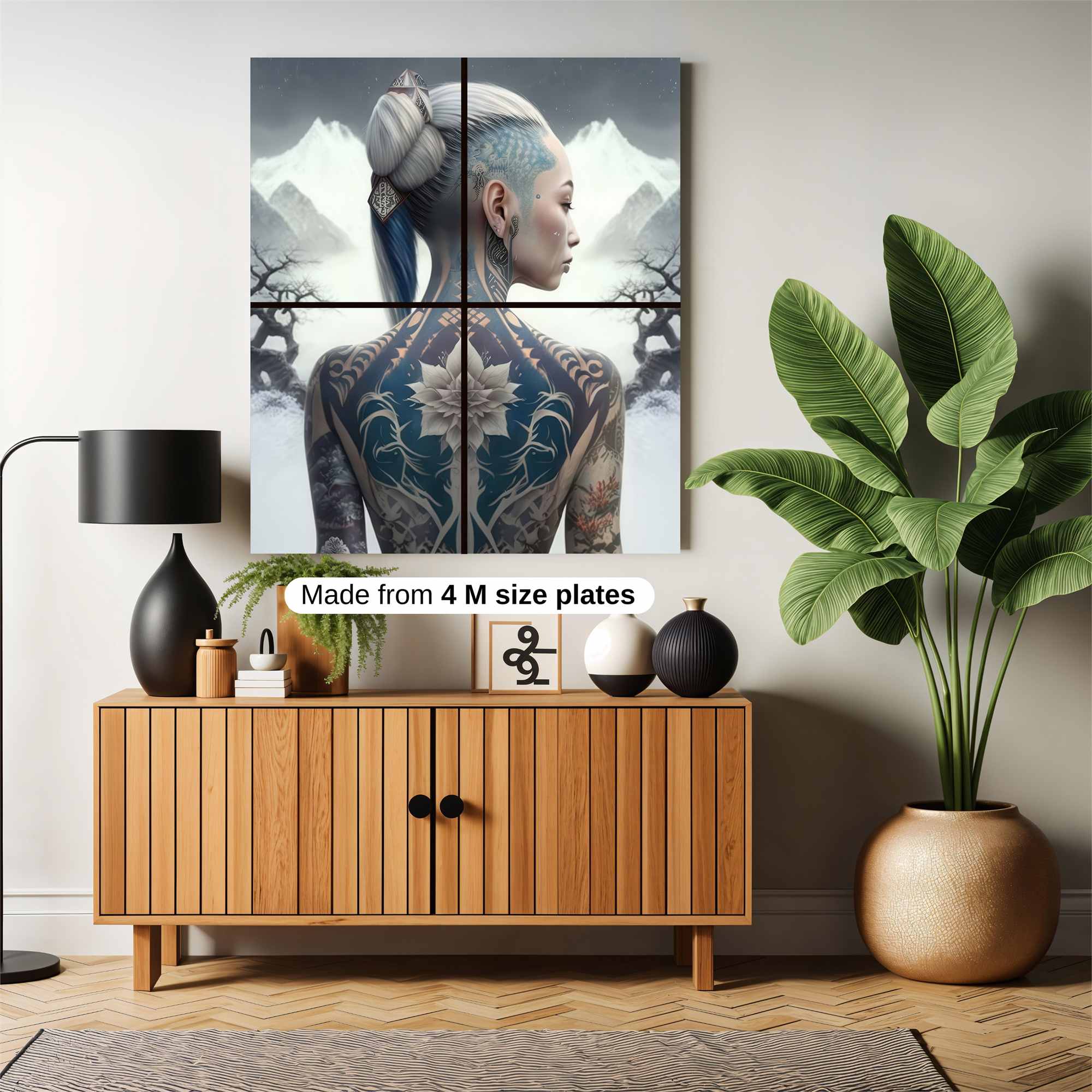 Frost Blossom Safe Wall Magnetic / M