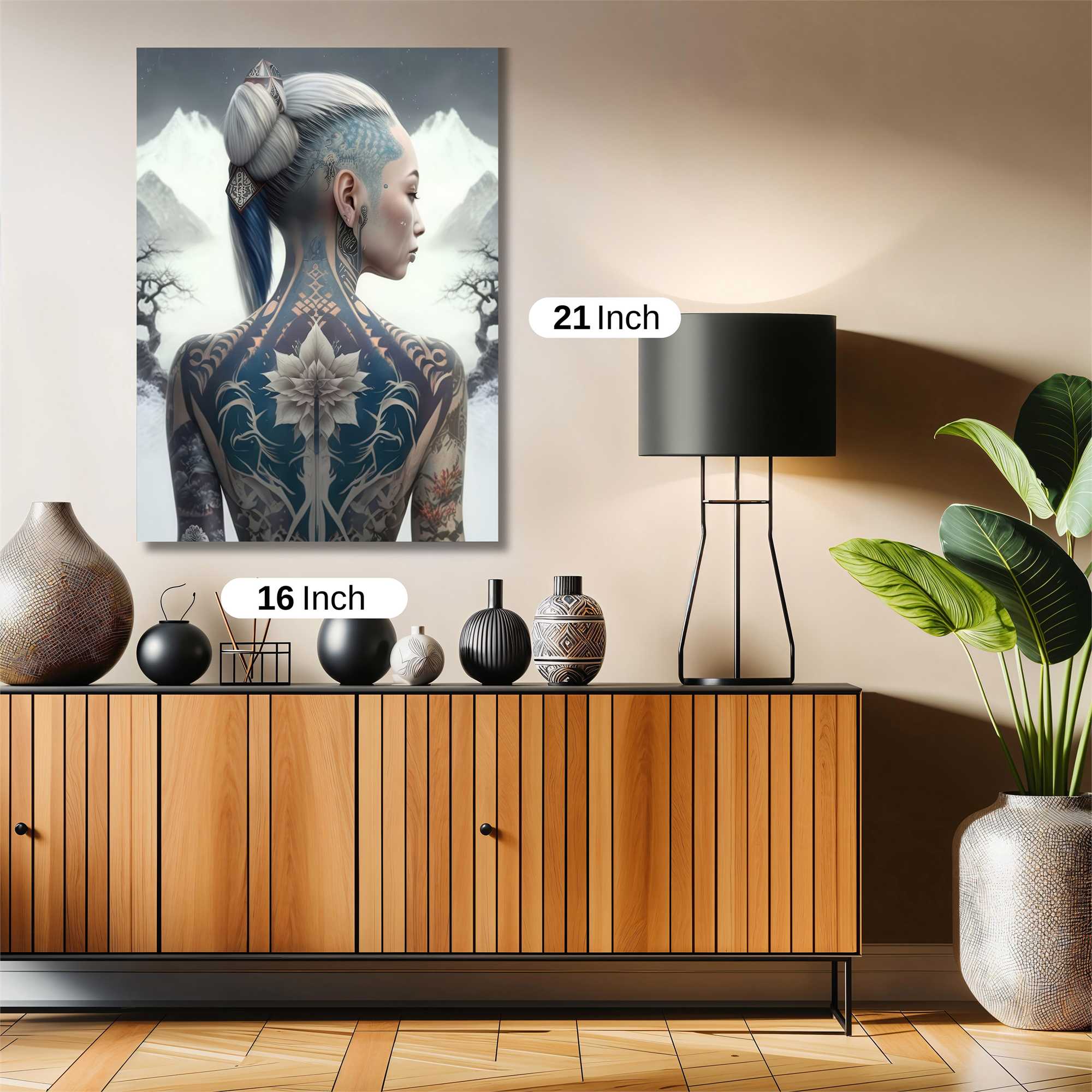 Frost Blossom Safe Wall Magnetic / M