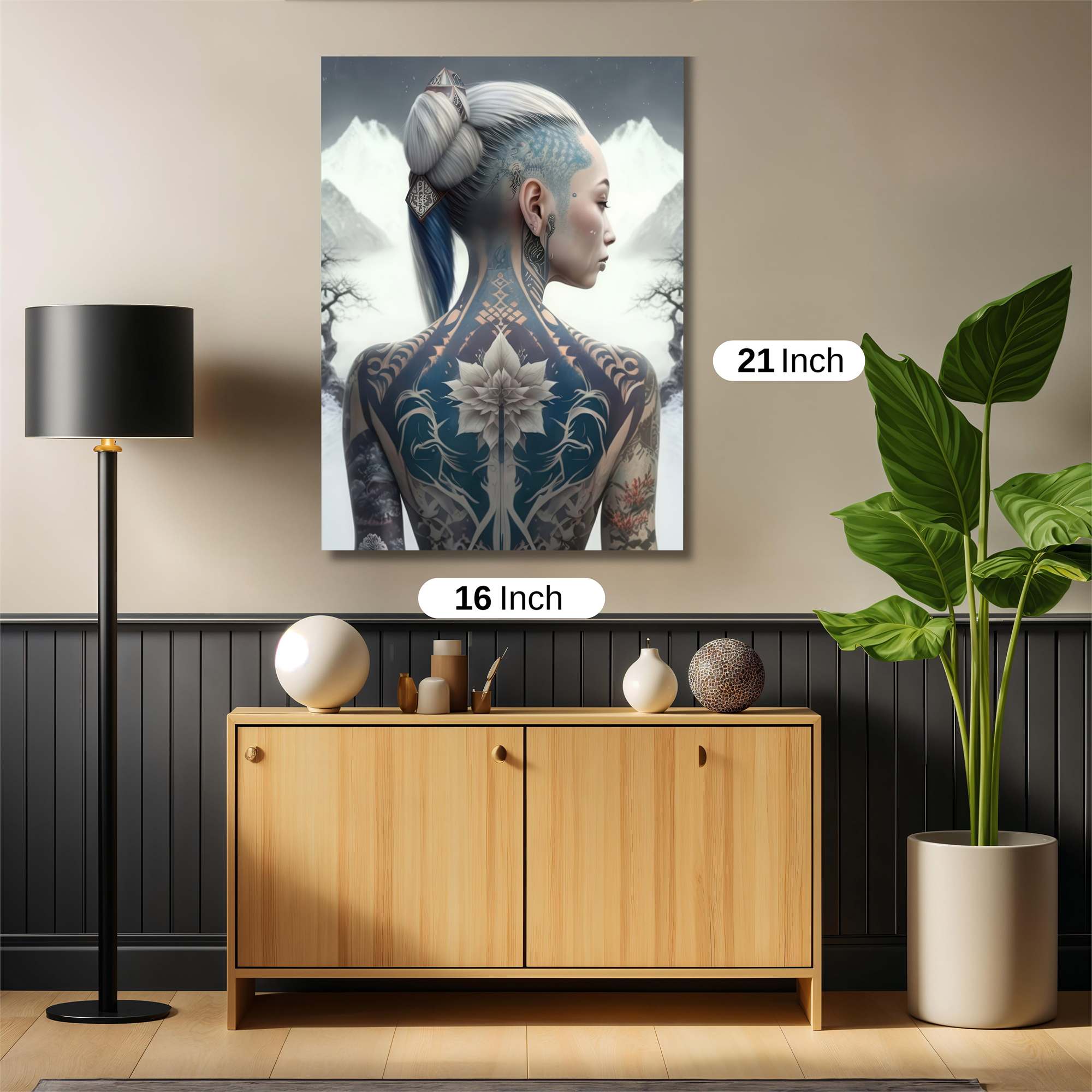 Frost Blossom Safe Wall Magnetic / M