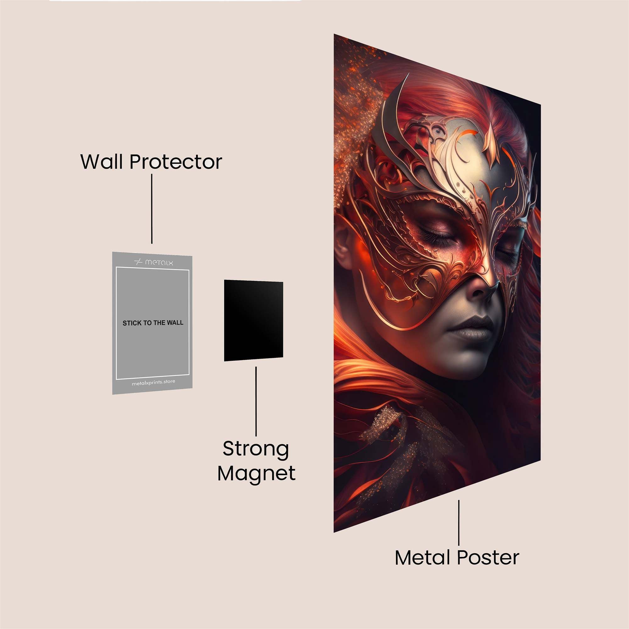 Phoenix Enigma Safe Wall Magnetic / M