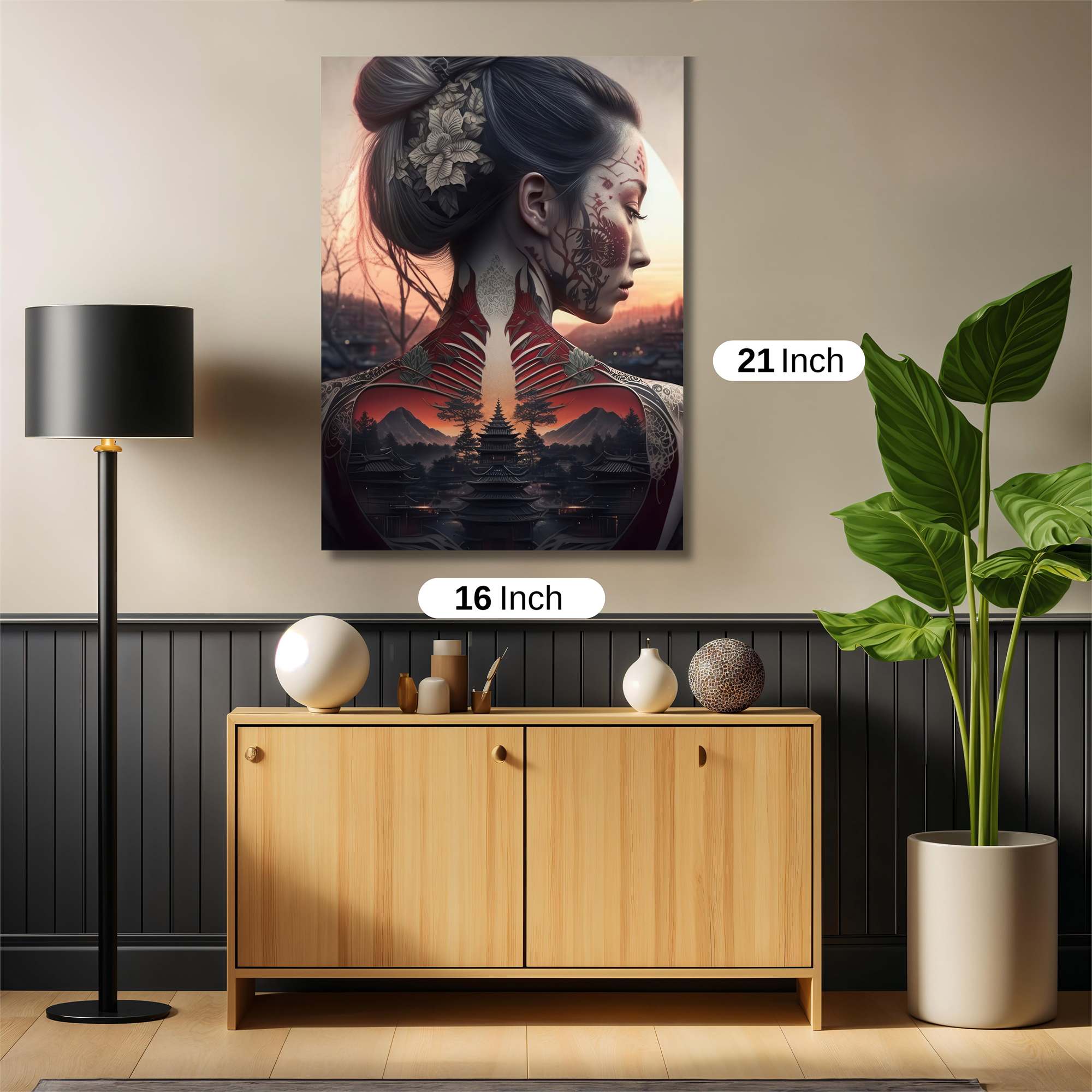 Geisha Serenity Safe Wall Magnetic / M