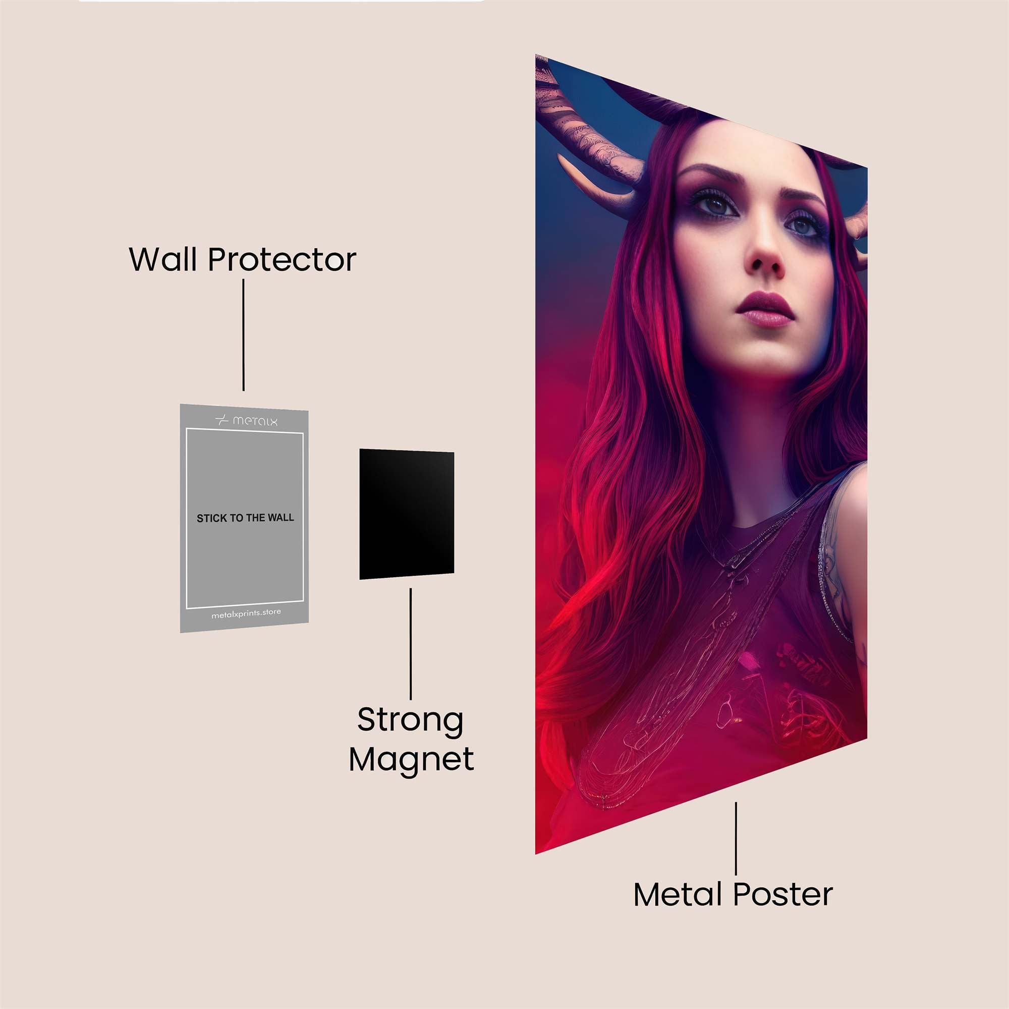 Demon Enigma Safe Wall Magnetic / M