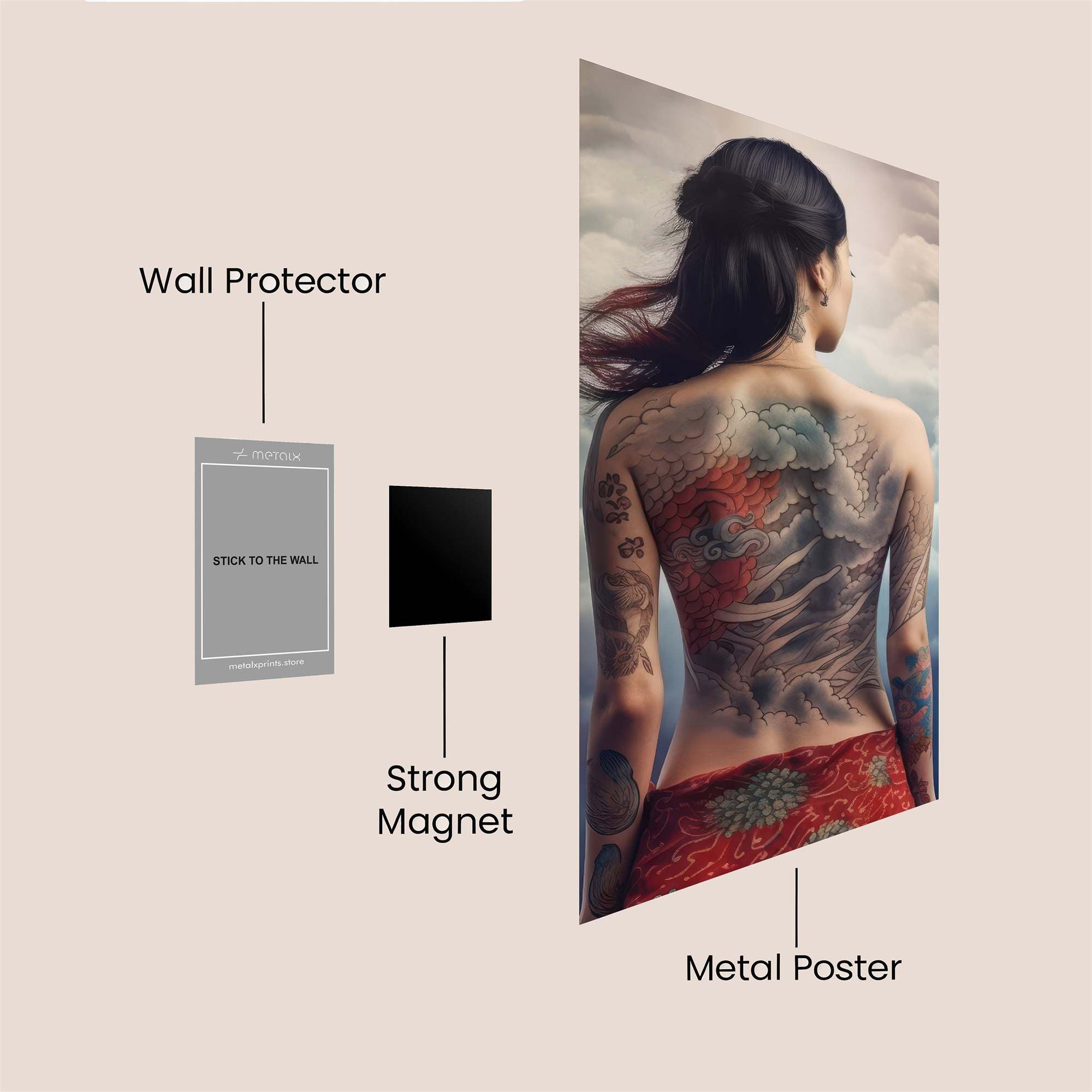 Skyward Serenity Safe Wall Magnetic / M