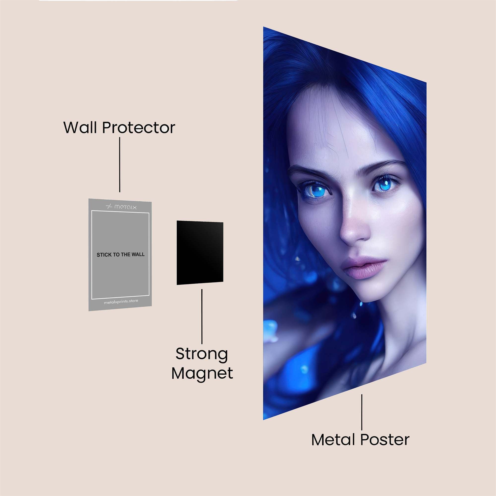 Aqua Enigma Safe Wall Magnetic / M