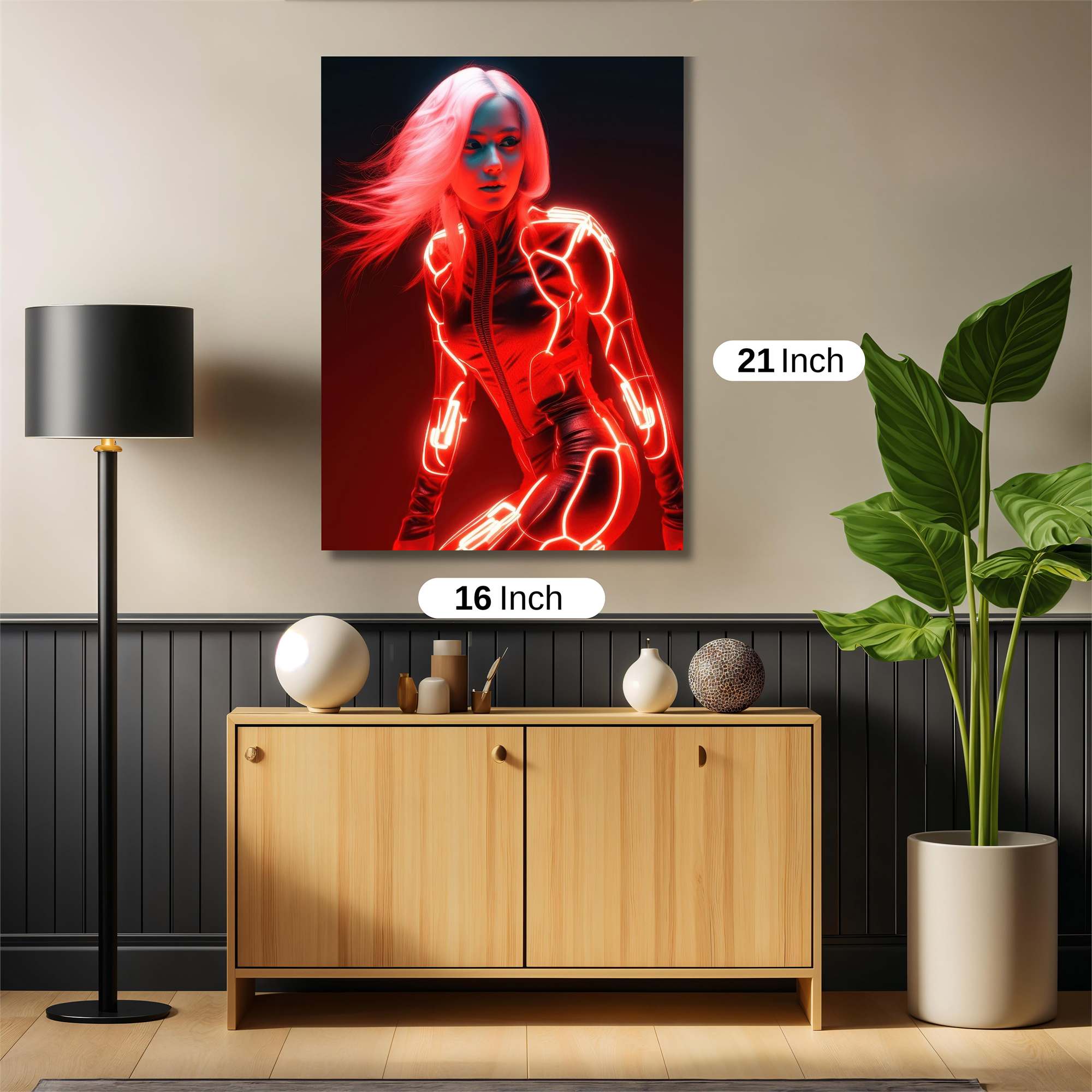 Neon Fury Safe Wall Magnetic / M