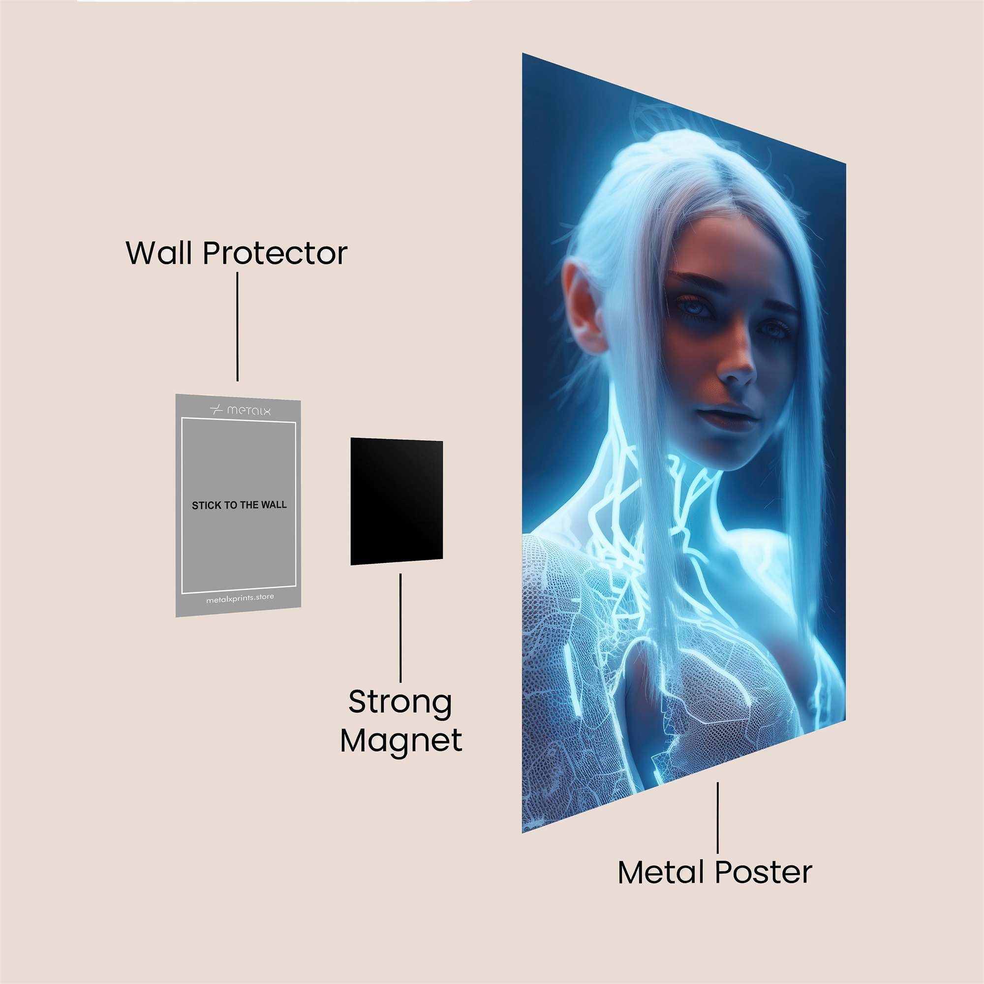 Luminous Enigma Safe Wall Magnetic / M
